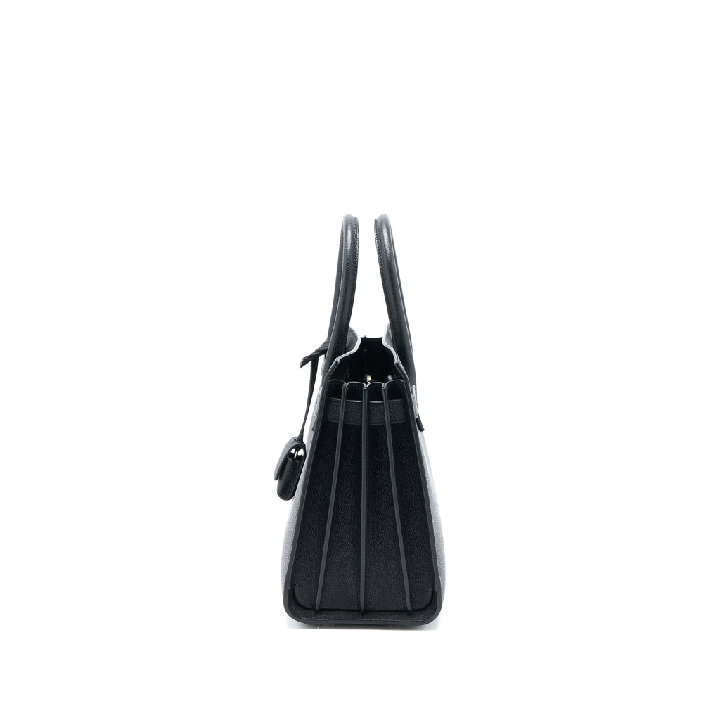 SAINT LAURENT SAC DE JOUR BABE GRAINED CALFSKIN BLACK SHW