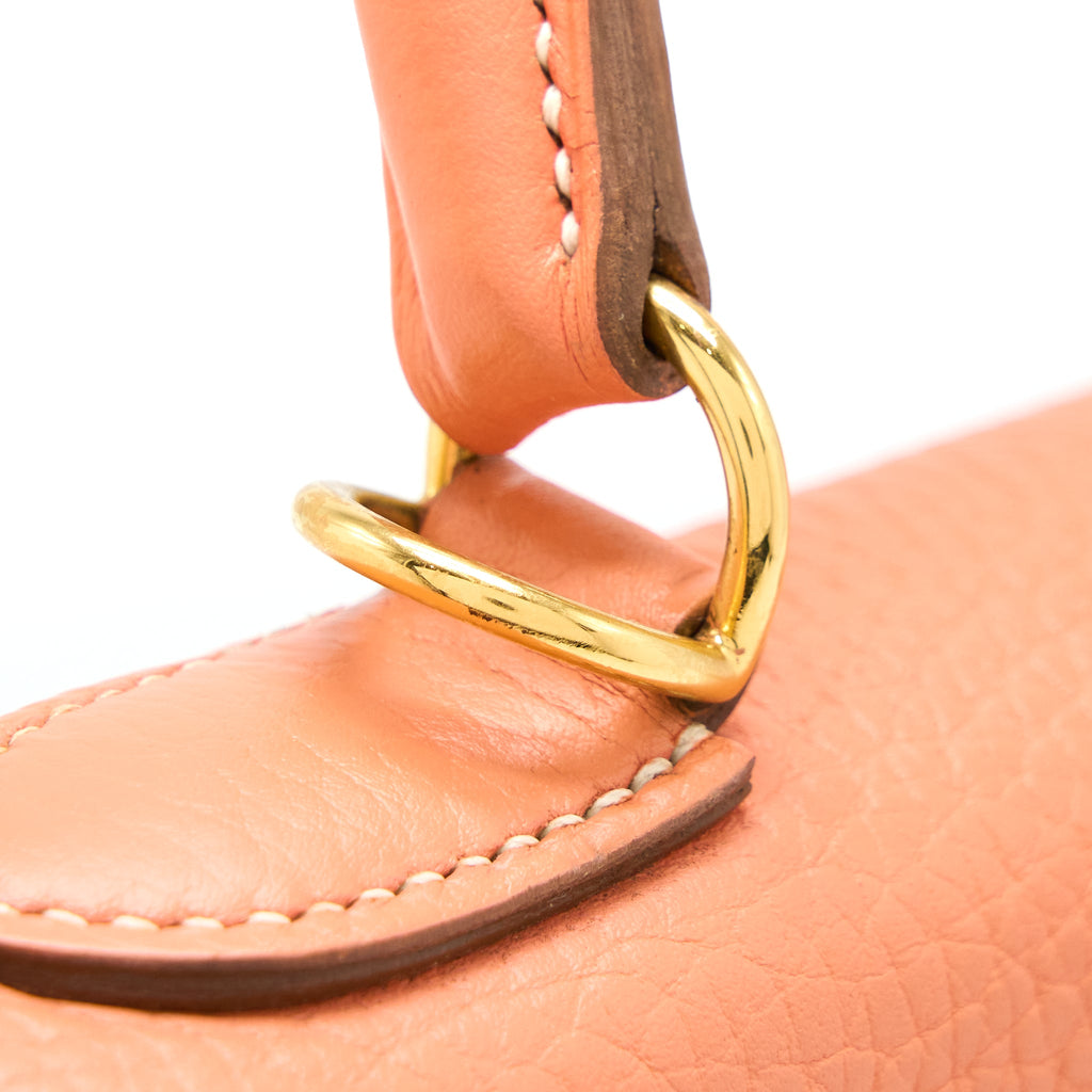 HERMES KELLY 28 CLEMENCE 5L CREVETTE GHW