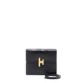 HERMES CINHETIC TO GO ALLIGATOR MISS MATTE 3W PRUNOIR GHW