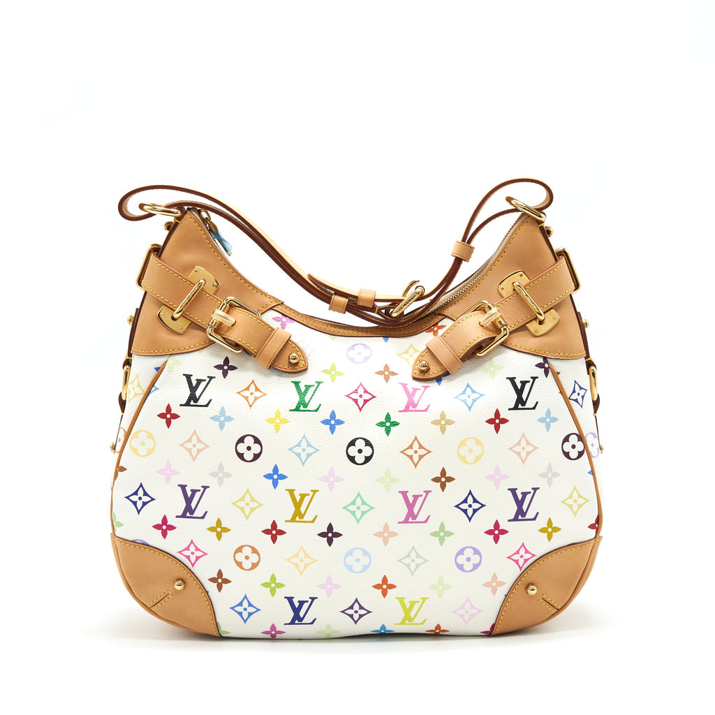 LOUIS VUITTON GRETA BAG MONOGRAM WHITE MULTICOLOR