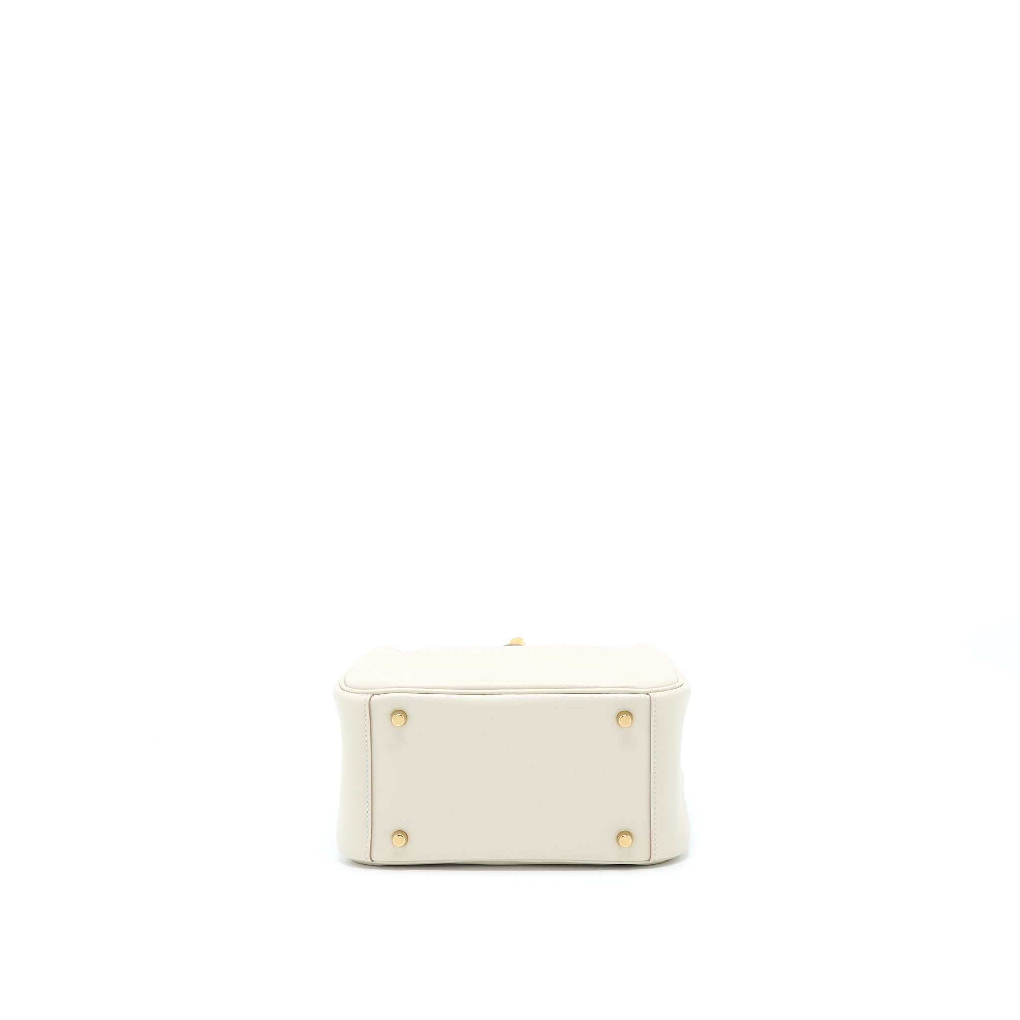 HERMES MINI LINDY SWIFT GRIS PERLE GHW