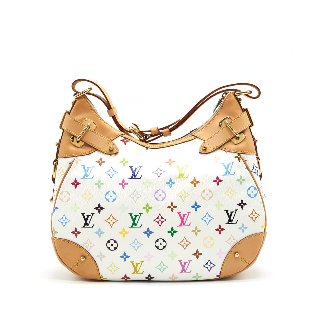 LOUIS VUITTON GRETA BAG MONOGRAM WHITE MULTICOLOR
