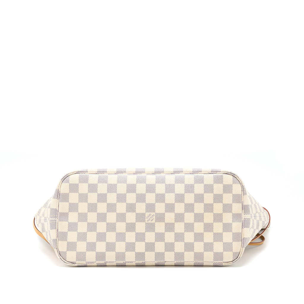 LOUIS VUITTON NEVERFULL MM DAMIER AZUR GHW