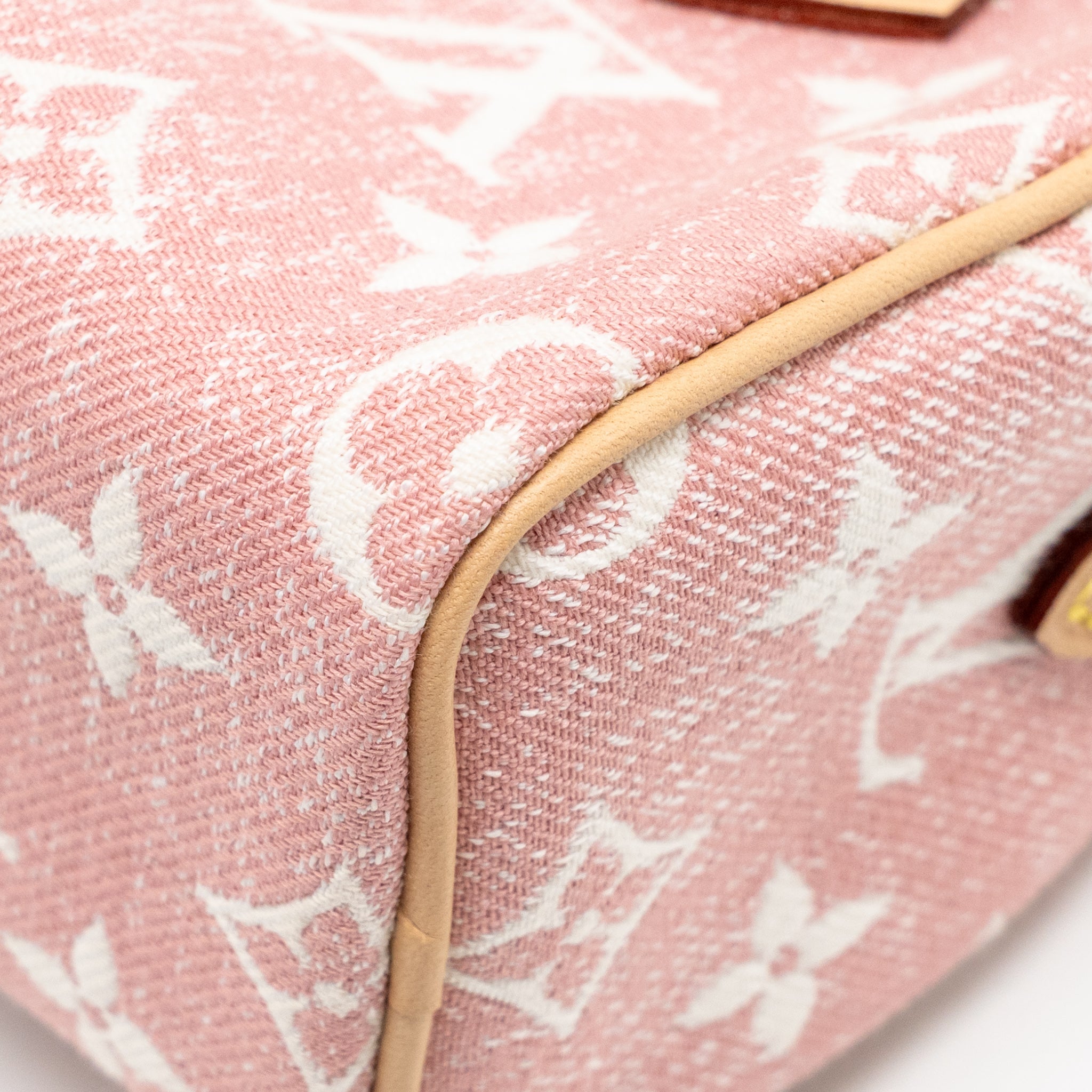 LOUIS VUITTON NANO SPEEDY MONOGRAM DENIM PINK GHW