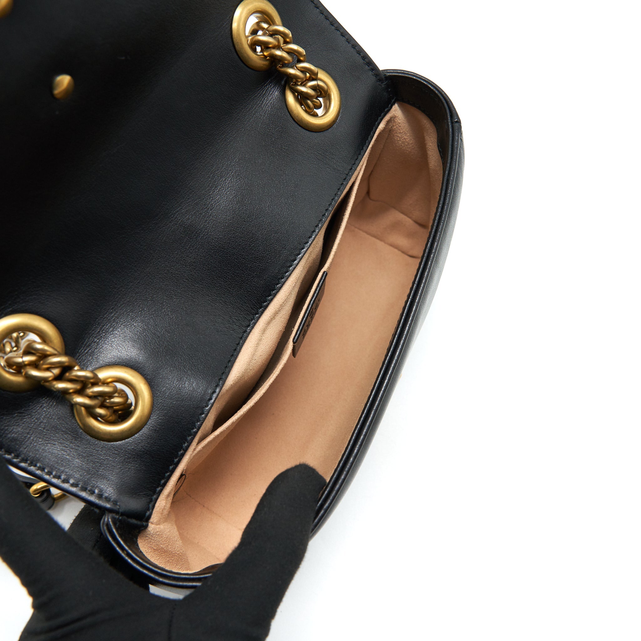 GUCCI GG MINI MARMONT BLACK