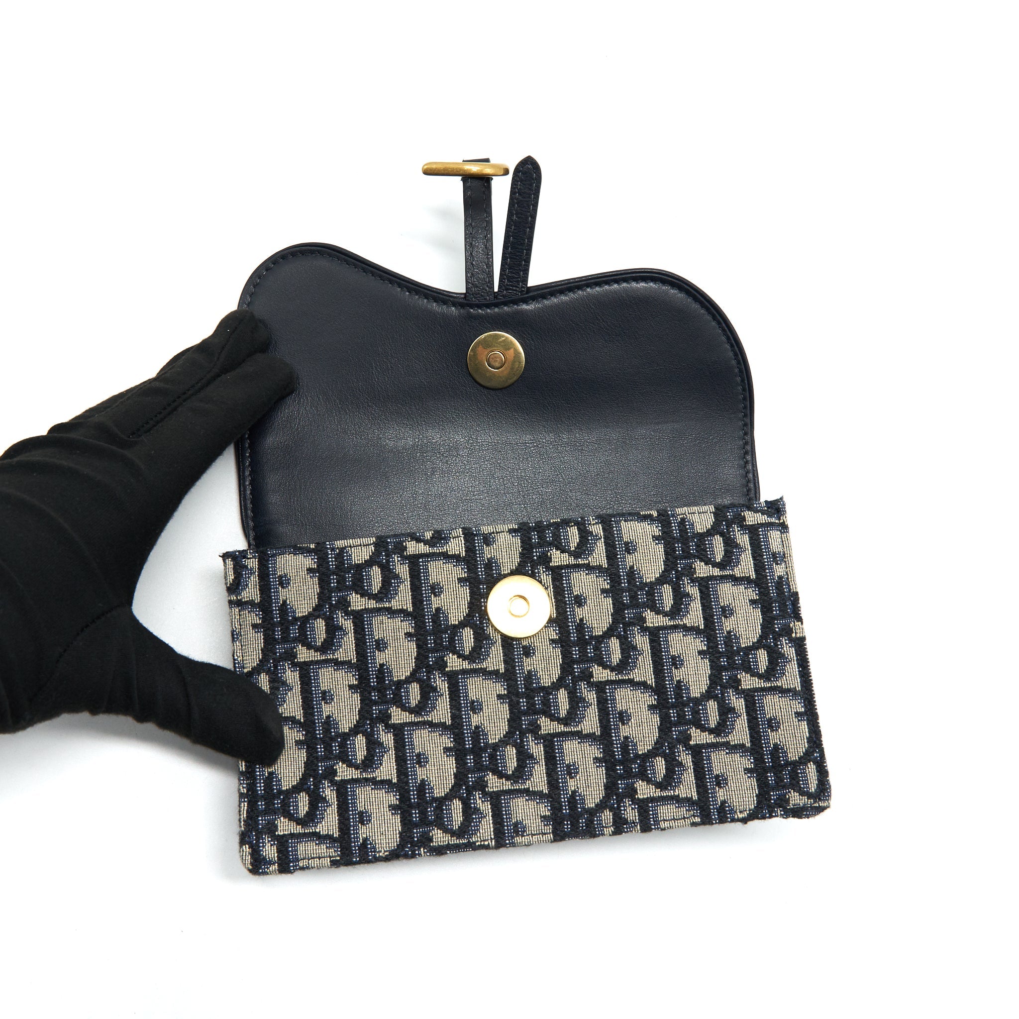 DIOR OBLIQUE SADDLE BELT POUCH