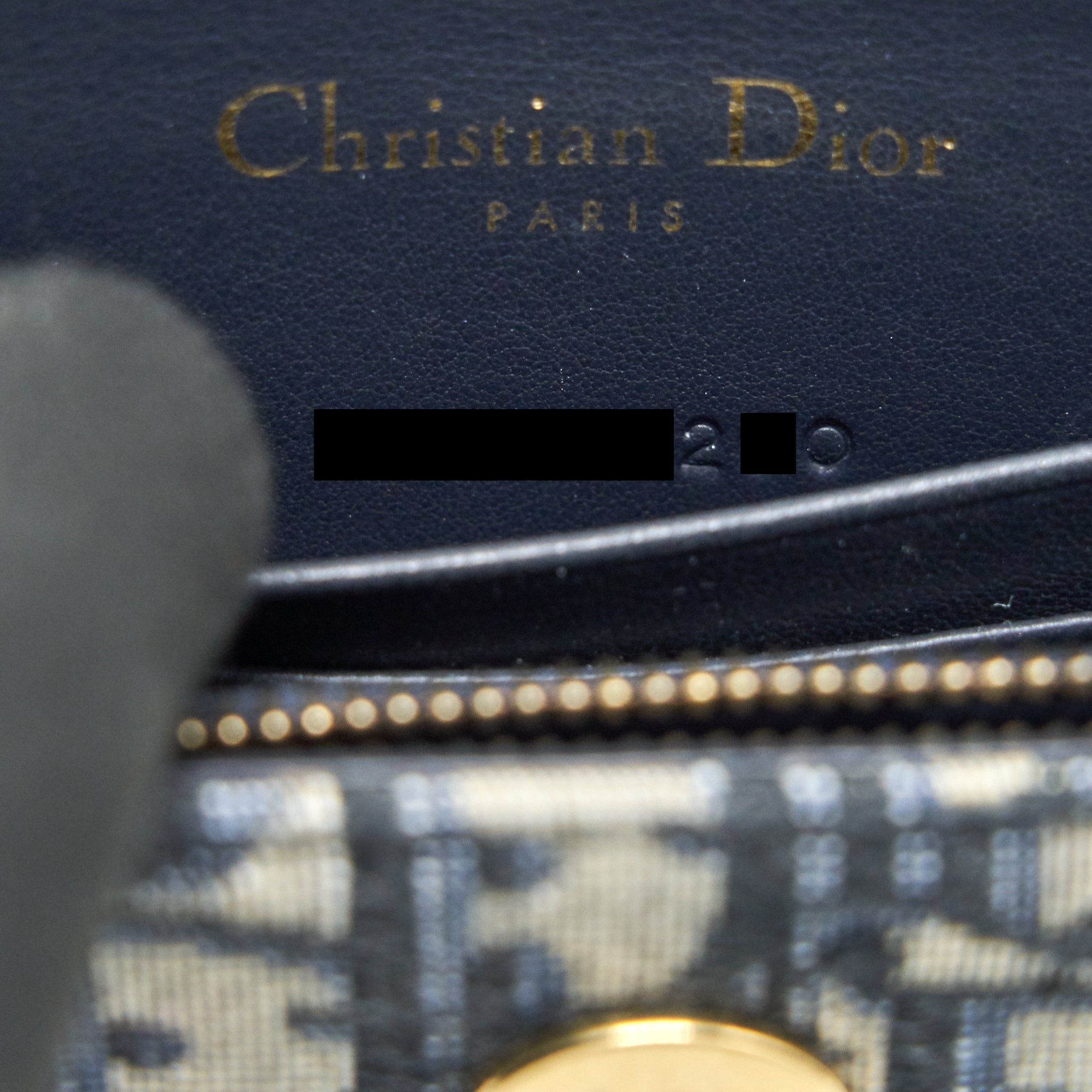 DIOR OBLIQUE SADDLE BELT POUCH