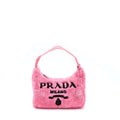 PRADA REEDITION 2000 TERRY MINI BAG PINK