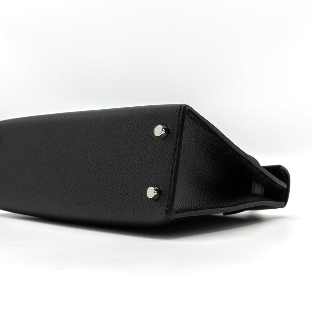 HERMES MINI KELLY EPSOM BLACK SHW