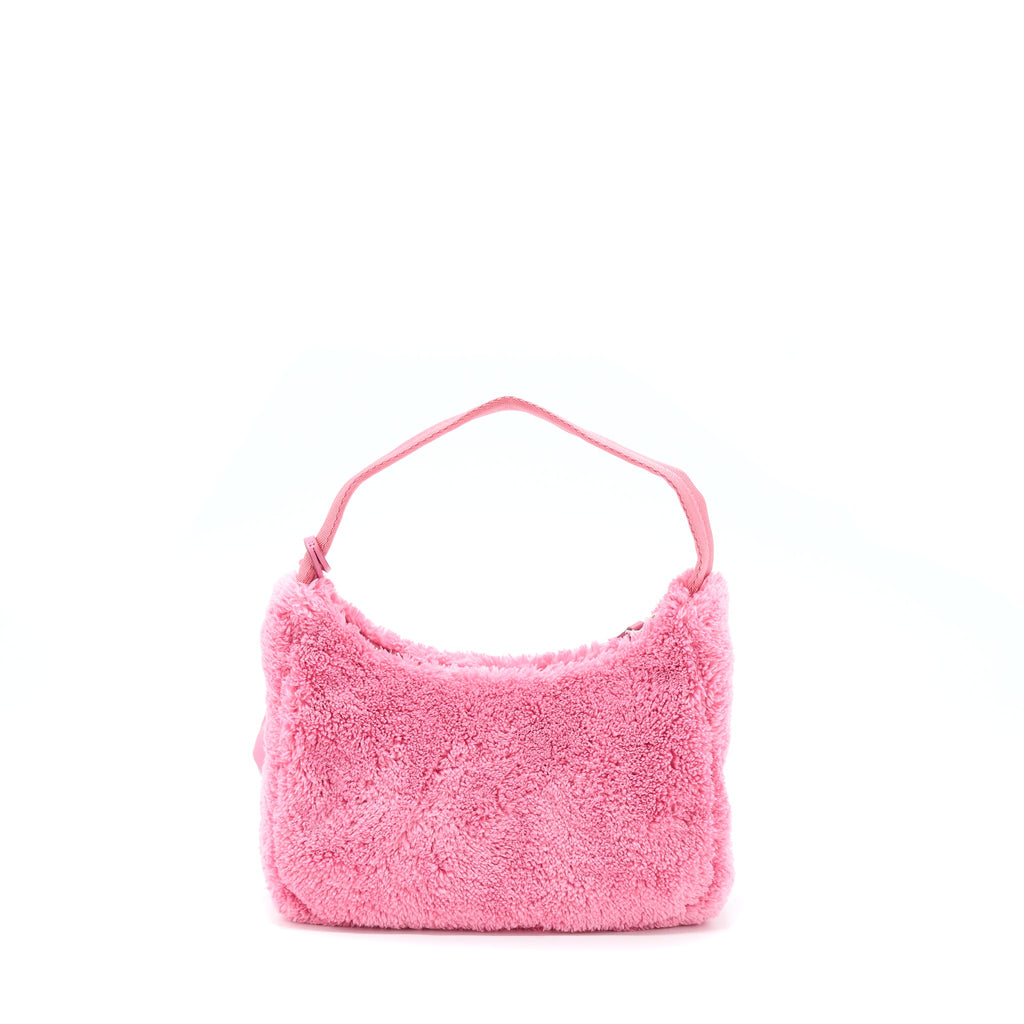 PRADA REEDITION 2000 TERRY MINI BAG PINK