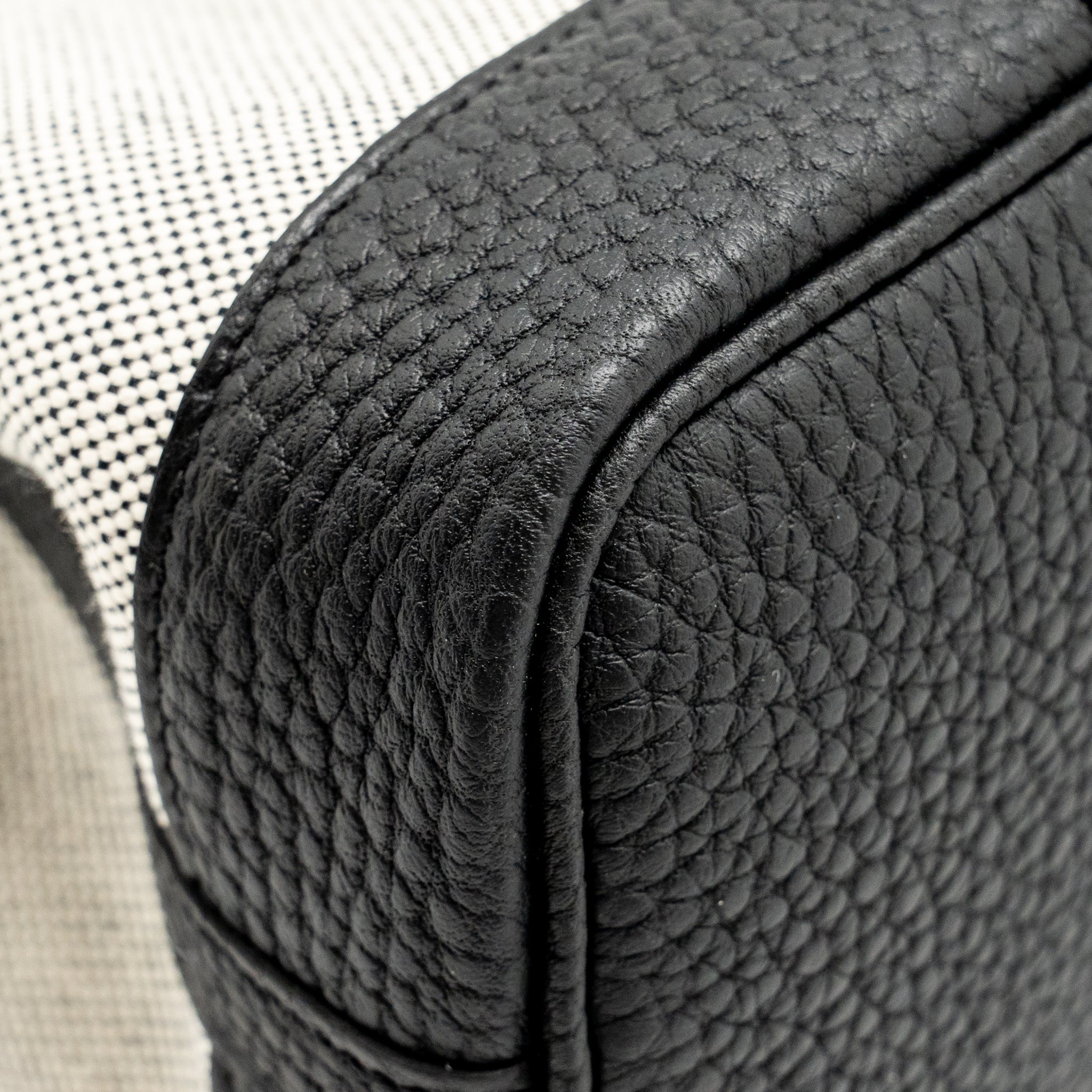 HERMES NEO GARDEN PARTY 23 NEGONDA/CANVAS ECRU/NOIR SHW