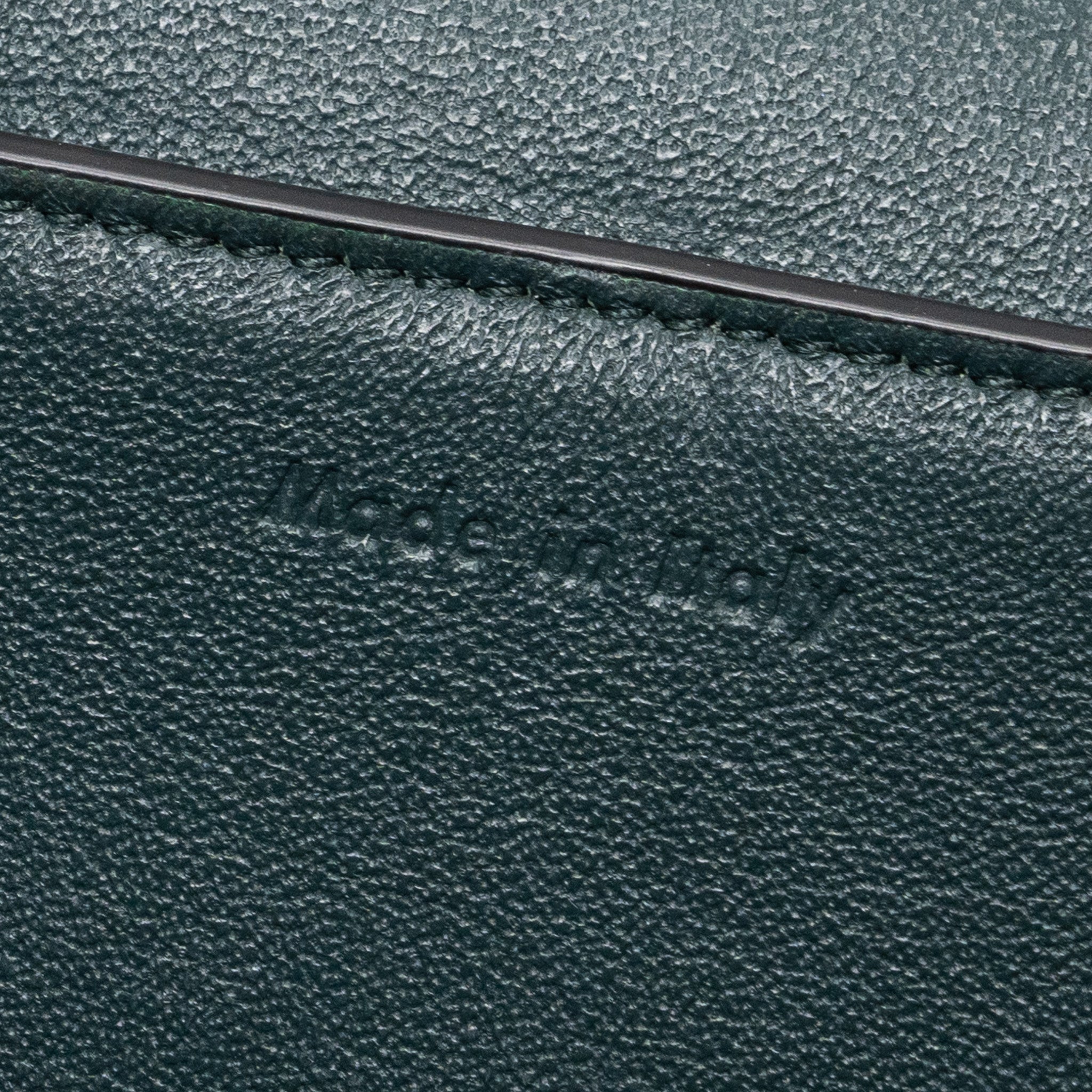 CELINE FRAME BAG CALFSKIN DARK GREEN/ DARK BLUE GHW