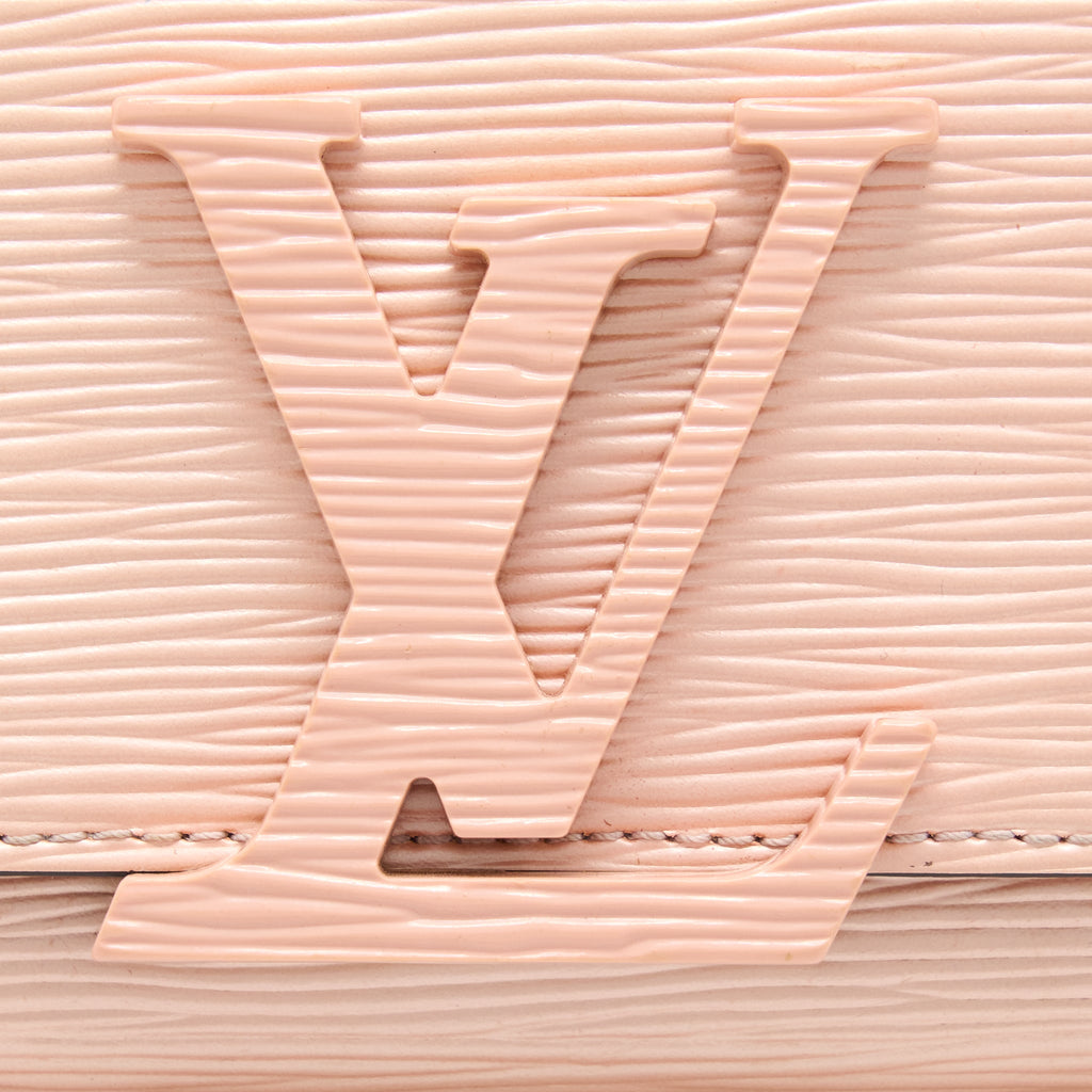 LOUIS VUITTON LOUISE CLUTCH PM EPI LIGHT PINK SHW