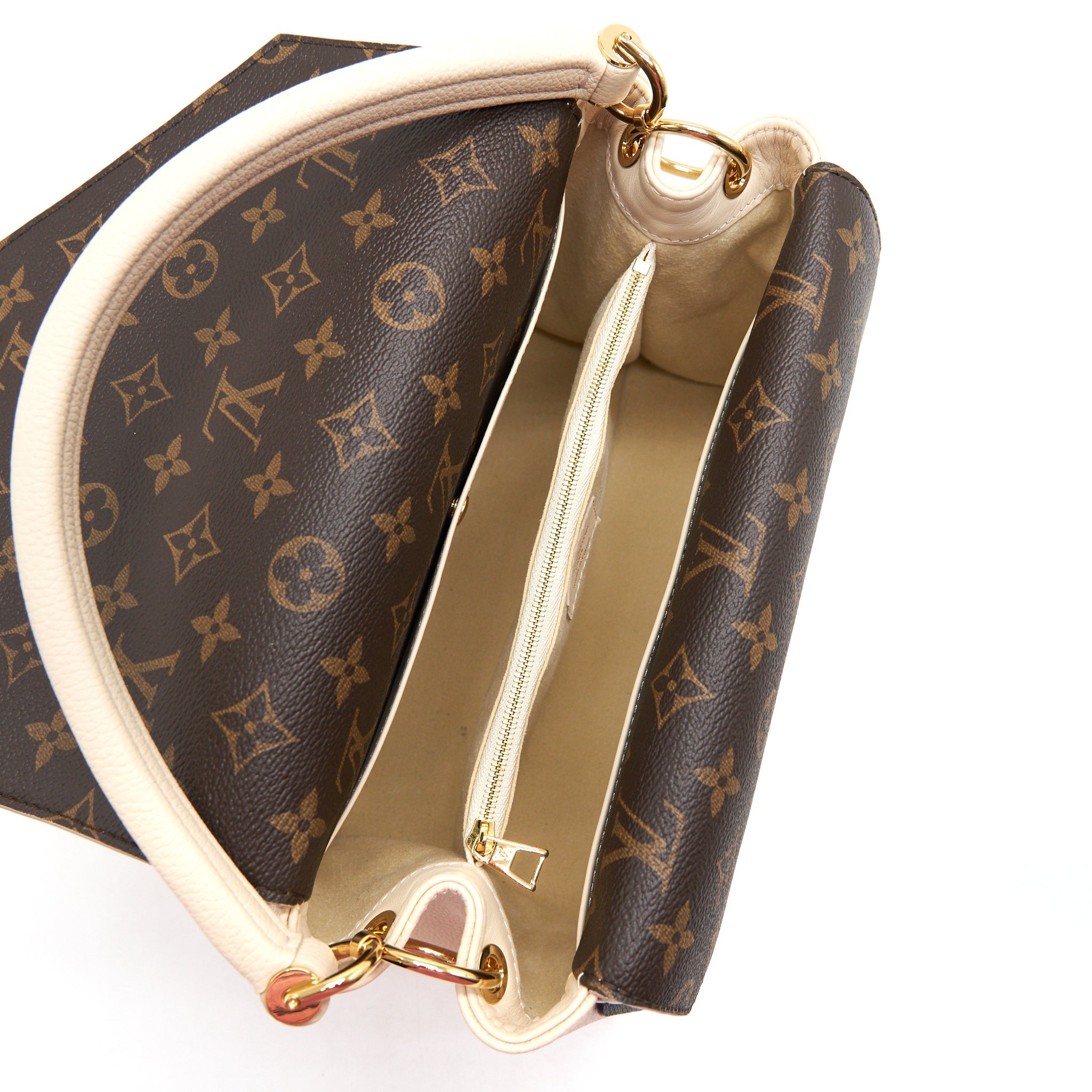 LOUIS VUITTON DOUBLE V BAG CREME