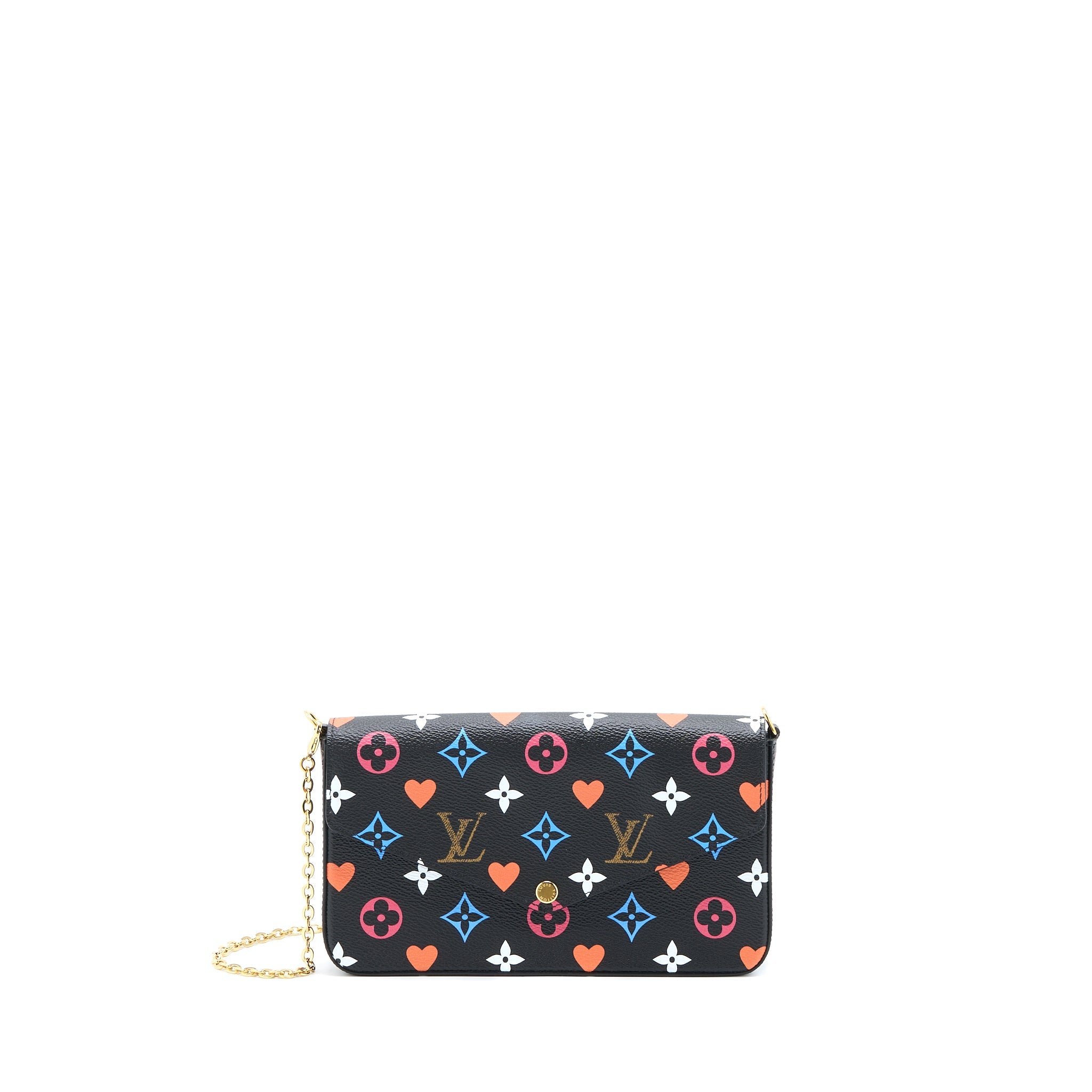 LOUIS VUITTON LIMITED EDITION FELICIE MULTICOLOUR MONOGRAM CANVAS GHW