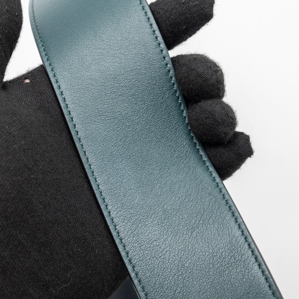 CELINE FRAME BAG CALFSKIN DARK GREEN/ DARK BLUE GHW