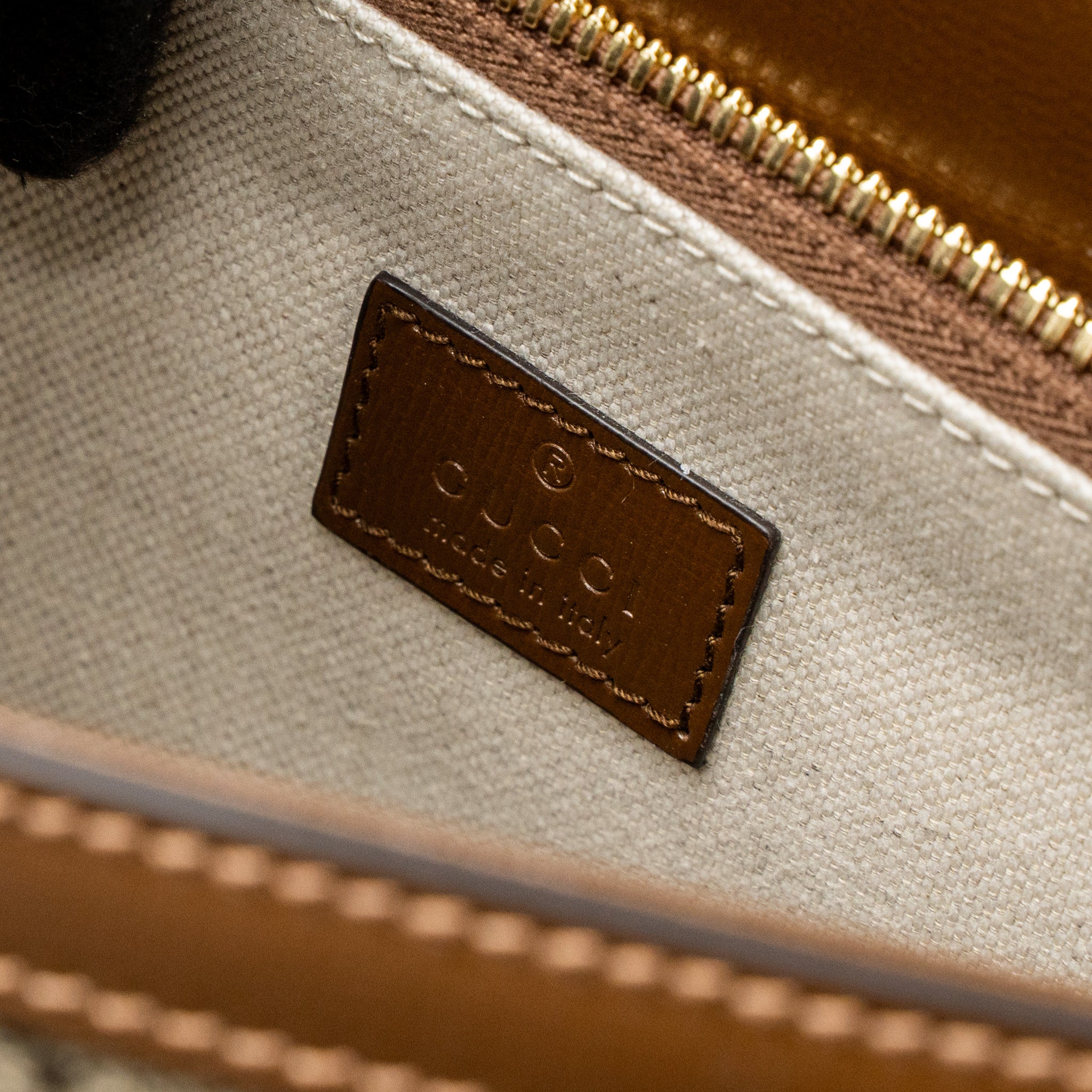 GUCCI HORSEBIT 1955 SHOULDER BAG GG SUPREME CANVAS BEIGE/EBONY GHW
