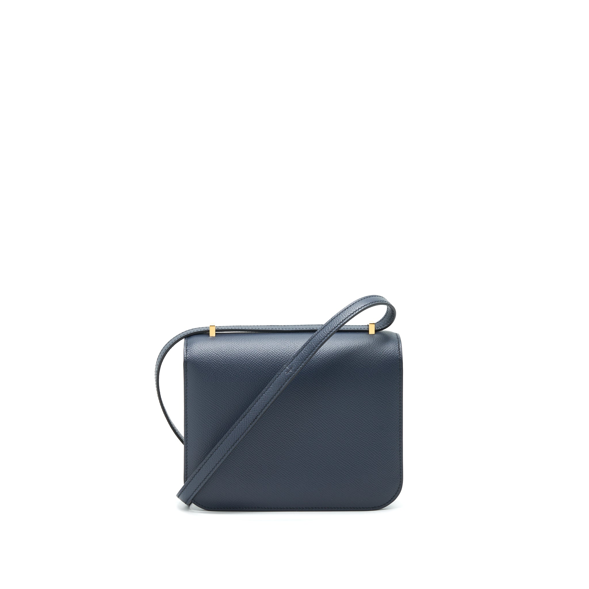 HERMES MINI CONSTANCE BLUE INDIGO GHW