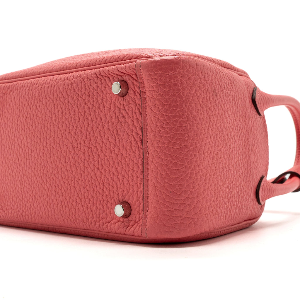 HERMES MINI LINDY CLEMENCE 8W ROSE AZALEE SHW