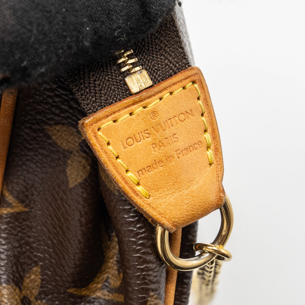 LOUIS VUITTON EVA POUCH MONOGRAM CANVAS GHW