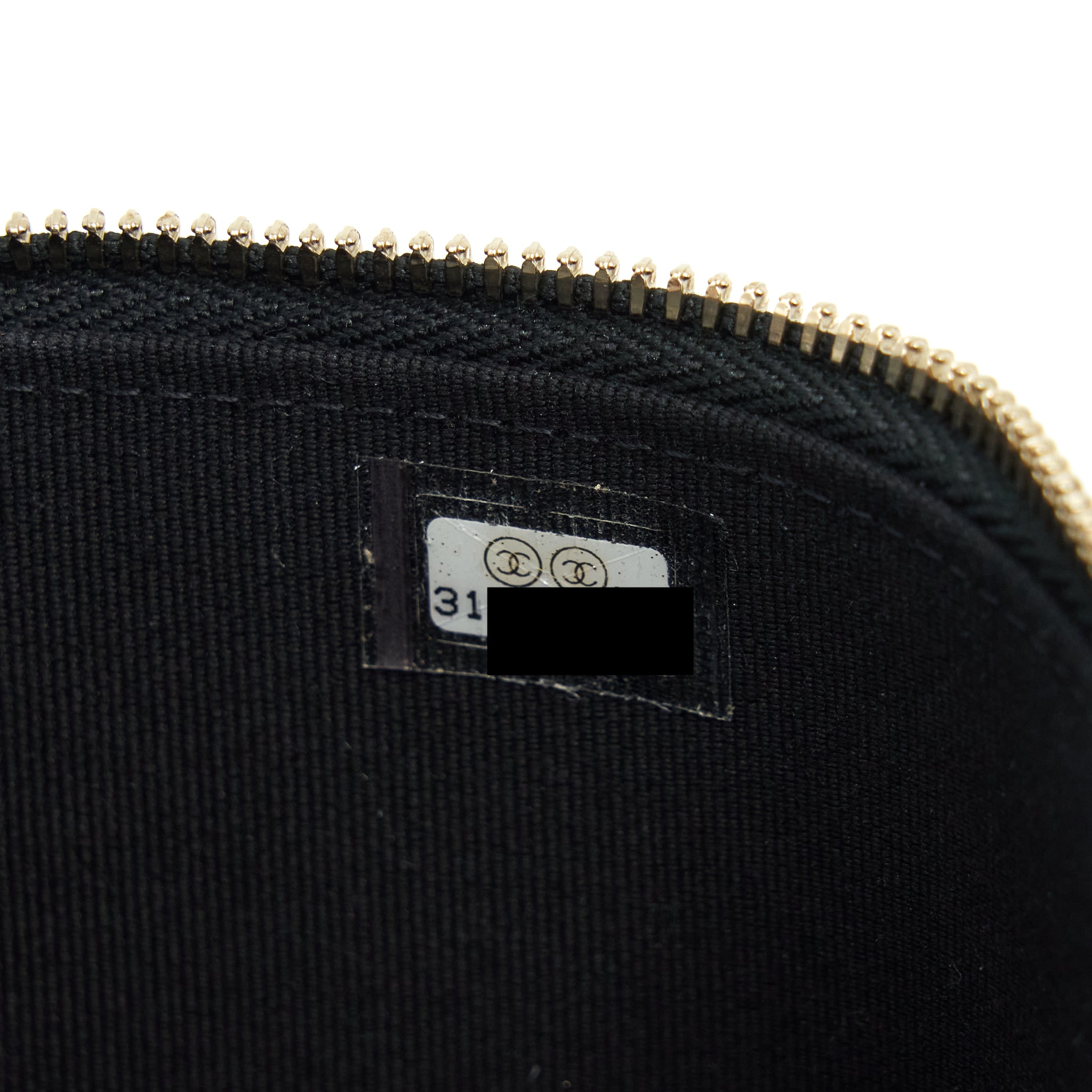 CHANEL TOP HANDLE LONG VANITY WITH CHAIN LAMBSKIN BLACK GHW