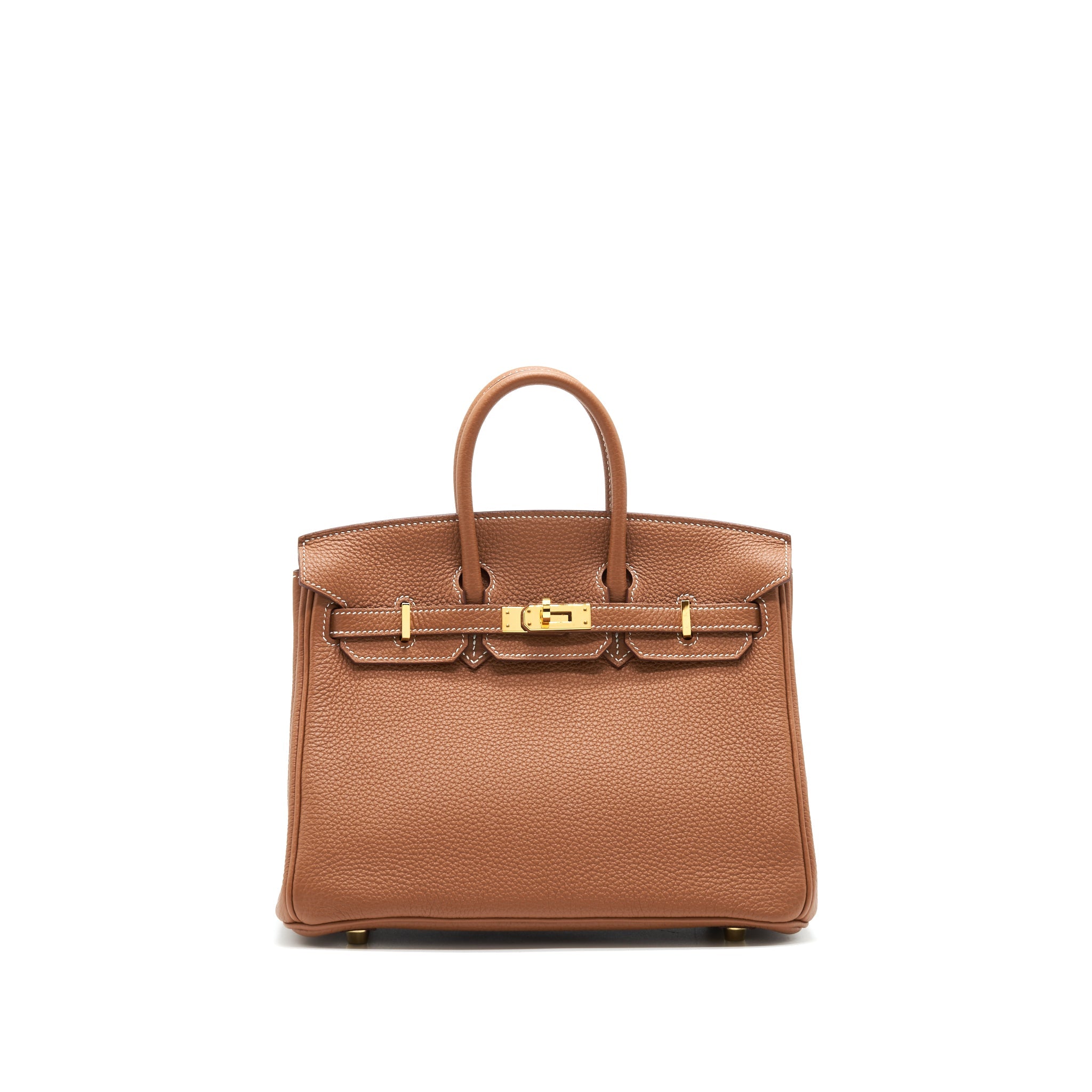 HERMES BIRKIN 25 GOLD WITH GHW TOGO