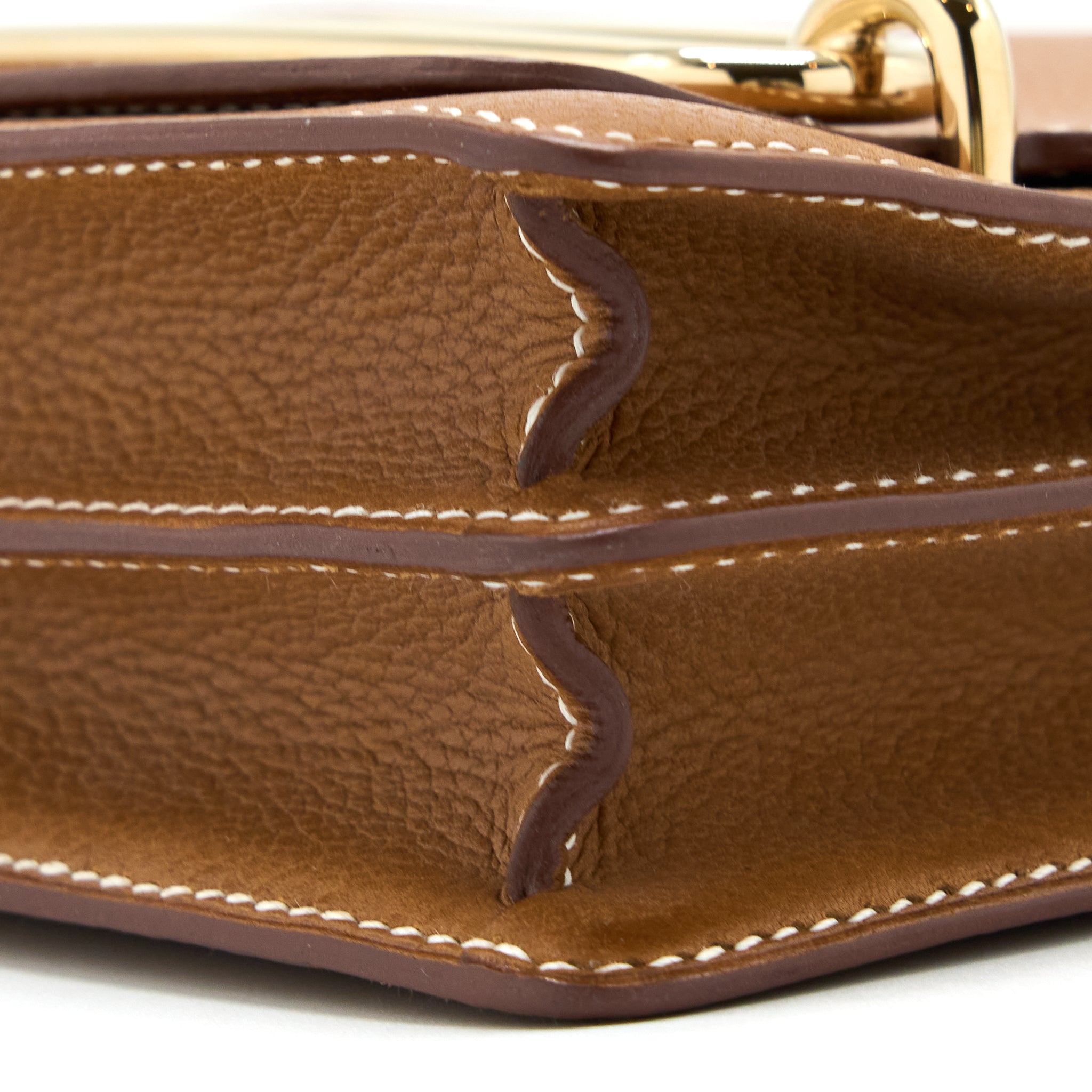 HERMES MINI ROULIS BARENIA FAUBOURG 34 FAUVE GHW