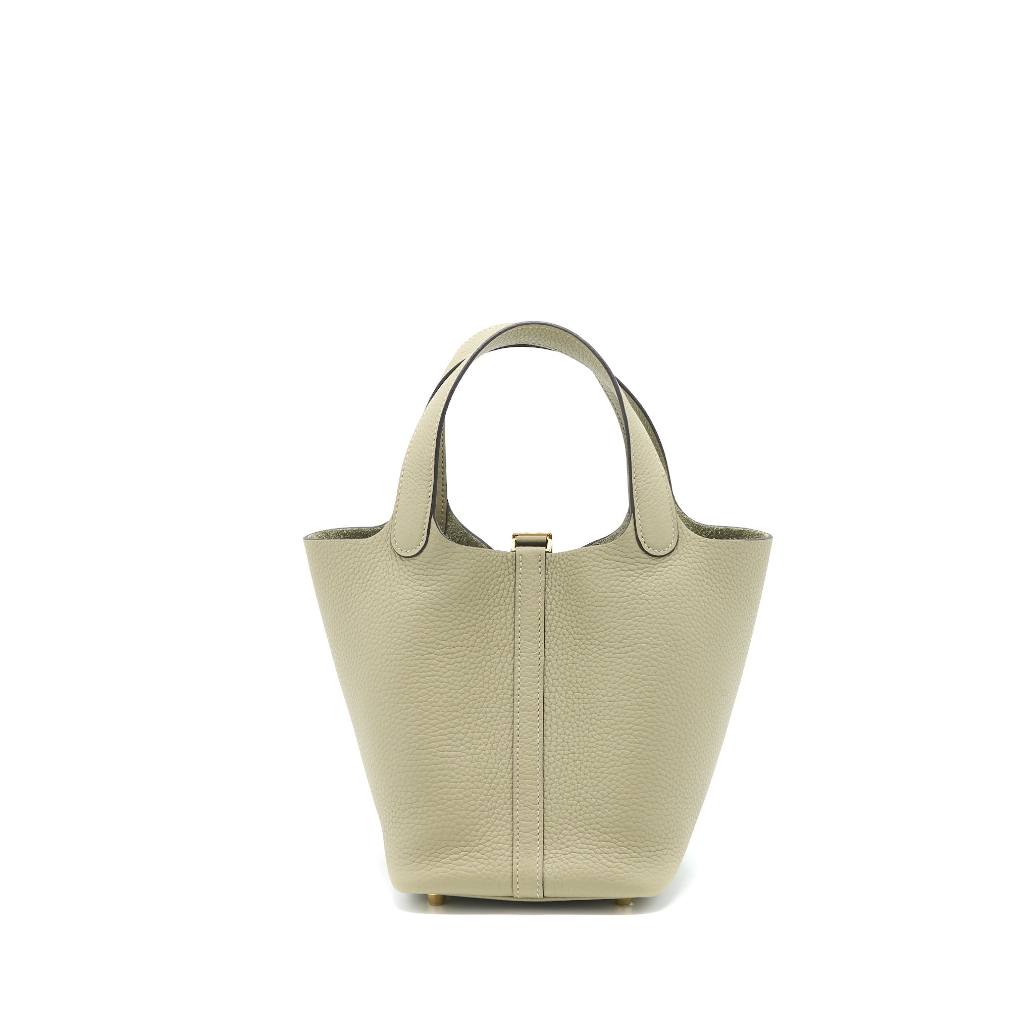 HERMES PICOTIN 18 LOCK BAG CLEMENCE SAUGE GHW