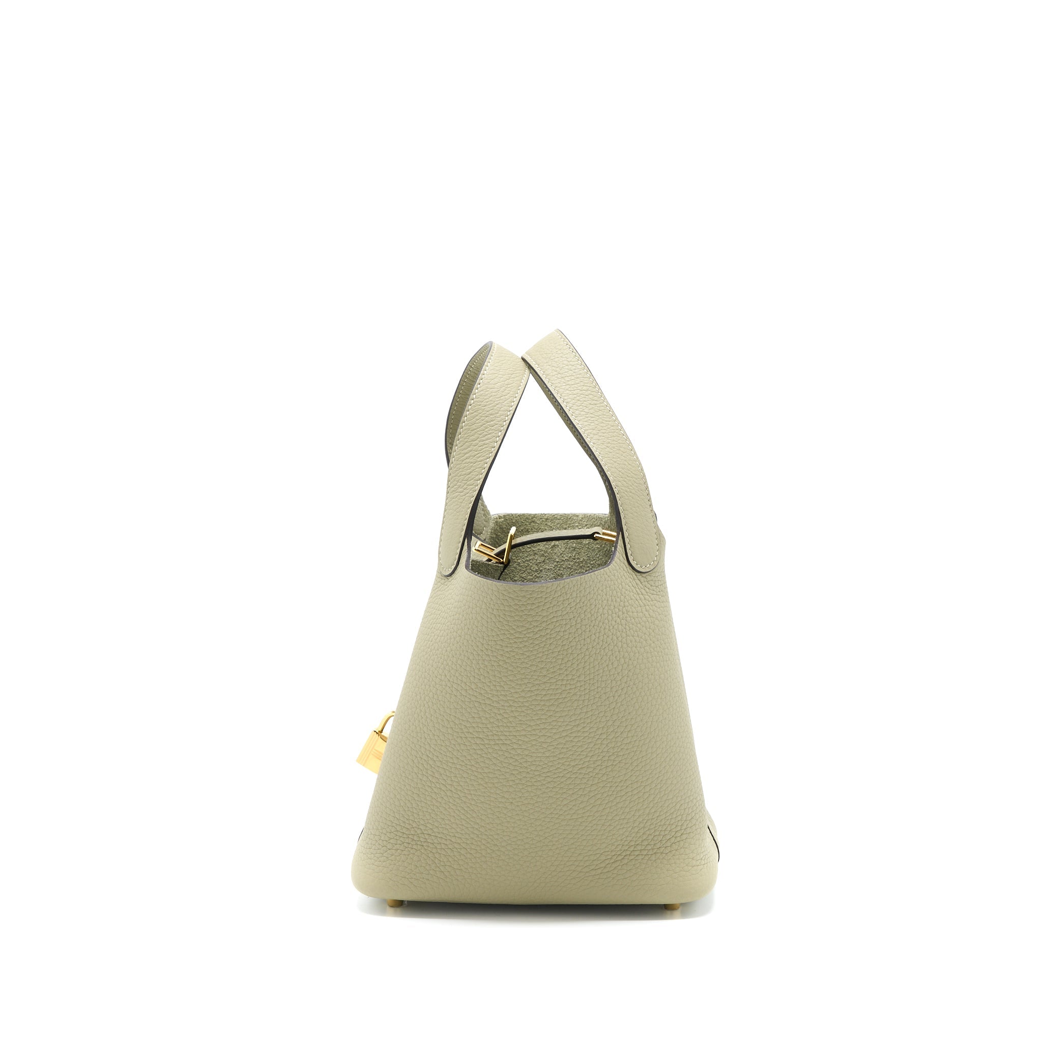 HERMES PICOTIN 18 LOCK BAG CLEMENCE SAUGE GHW