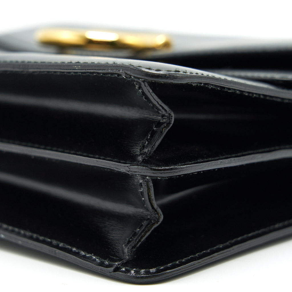 CELINE VINTAGE TOP HANDLE FLAP BAG
