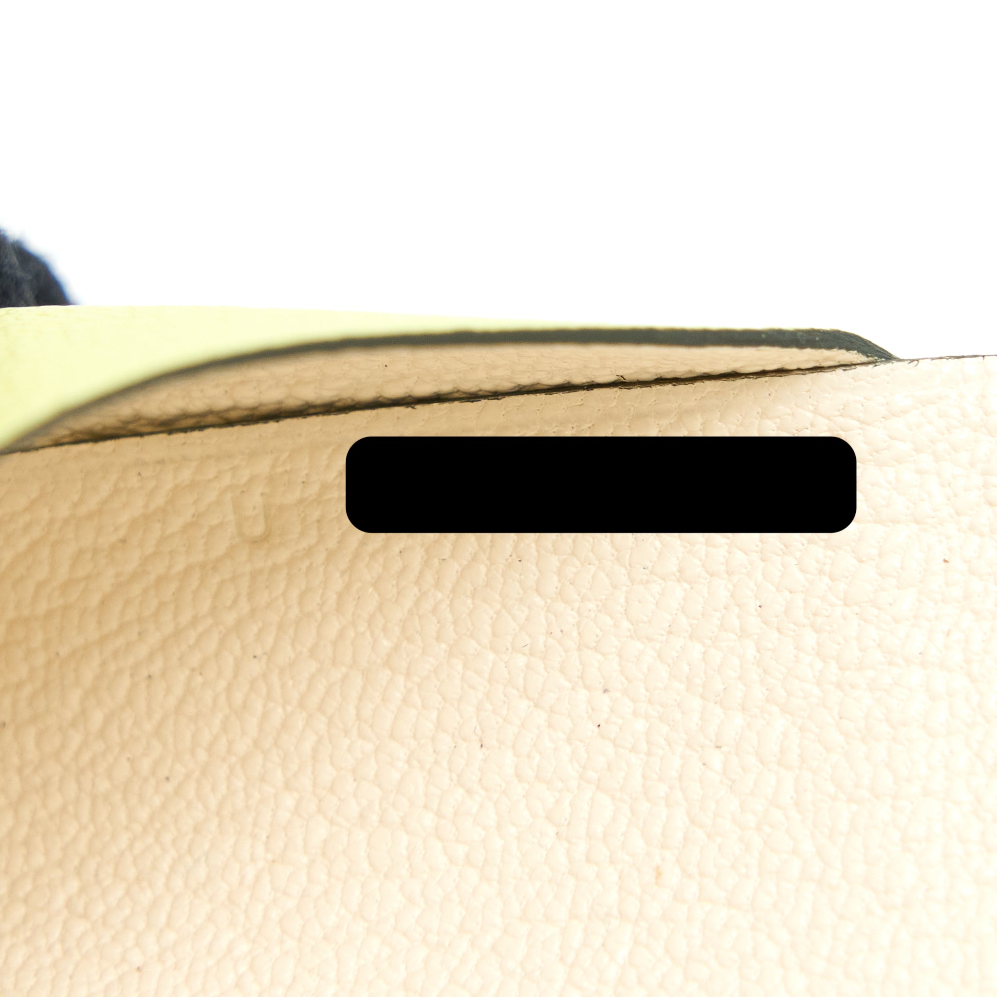 HERMES CALVI DUO COMPACT CHÈVRE MYSORE JAUNE BOURGEON/ NATA