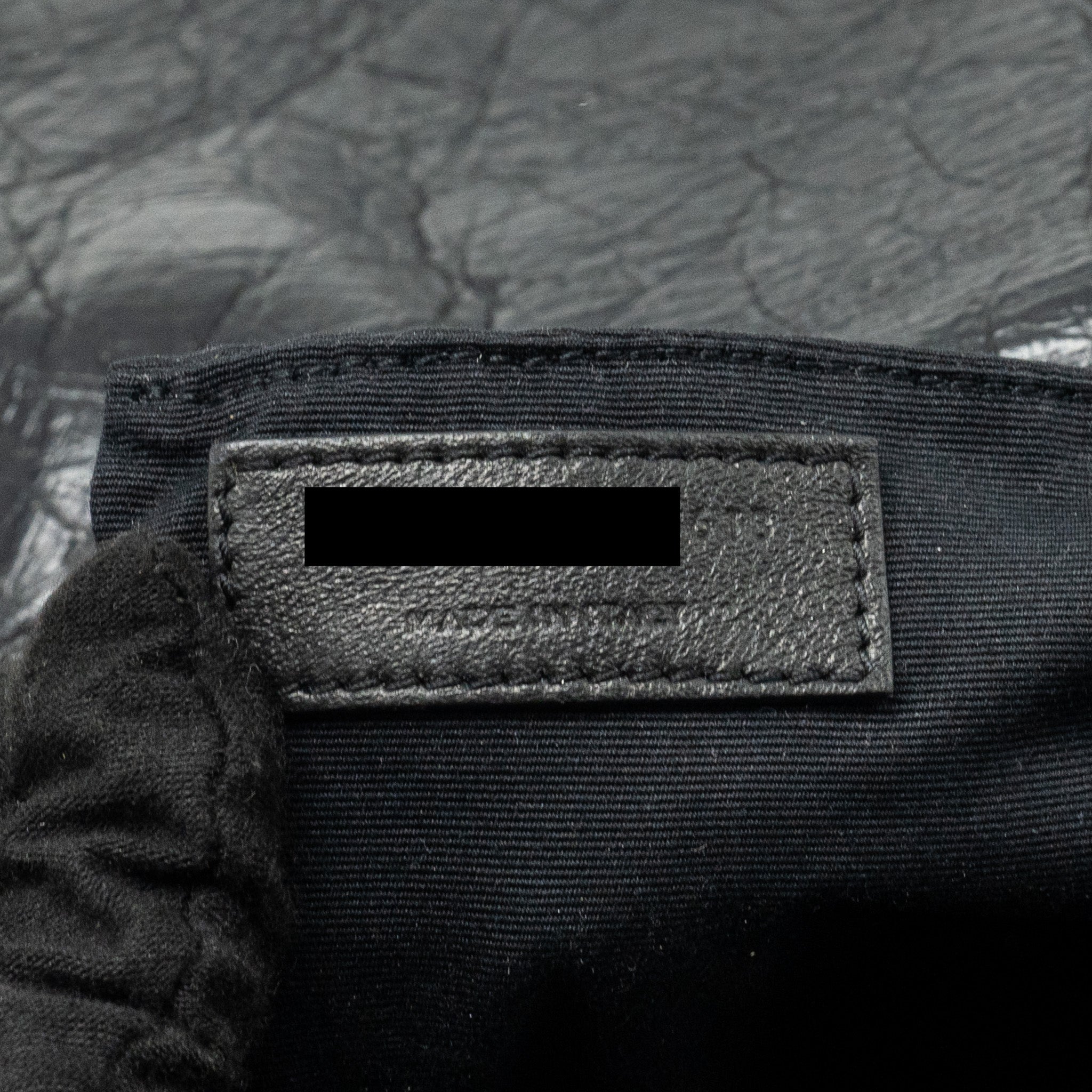 SAINT LAURENT/YSL MEDIUM NIKI BAG SHINY CALFSKIN BLACK SHW
