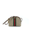 GUCCI OPHIDIA GG SUPREME CANVAS SHOULDER BAG GHW