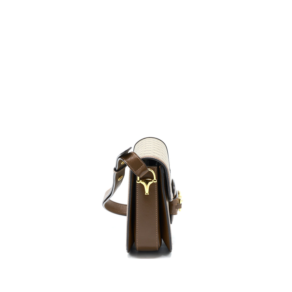 GUCCI HORSEBIT 1955 BAG GG SUPREME CANVAS GHW