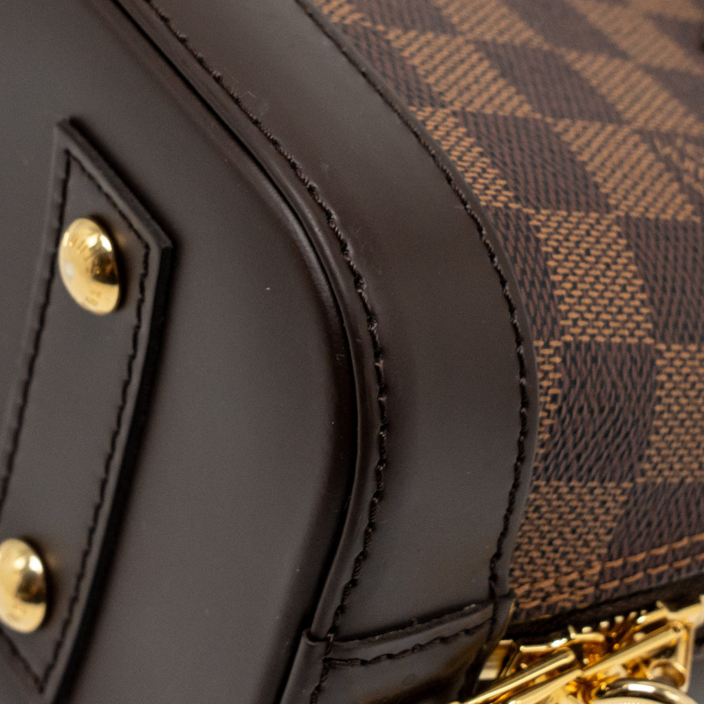 LOUIS VUITTON ALMA BB DAMIER EBENE GHW
