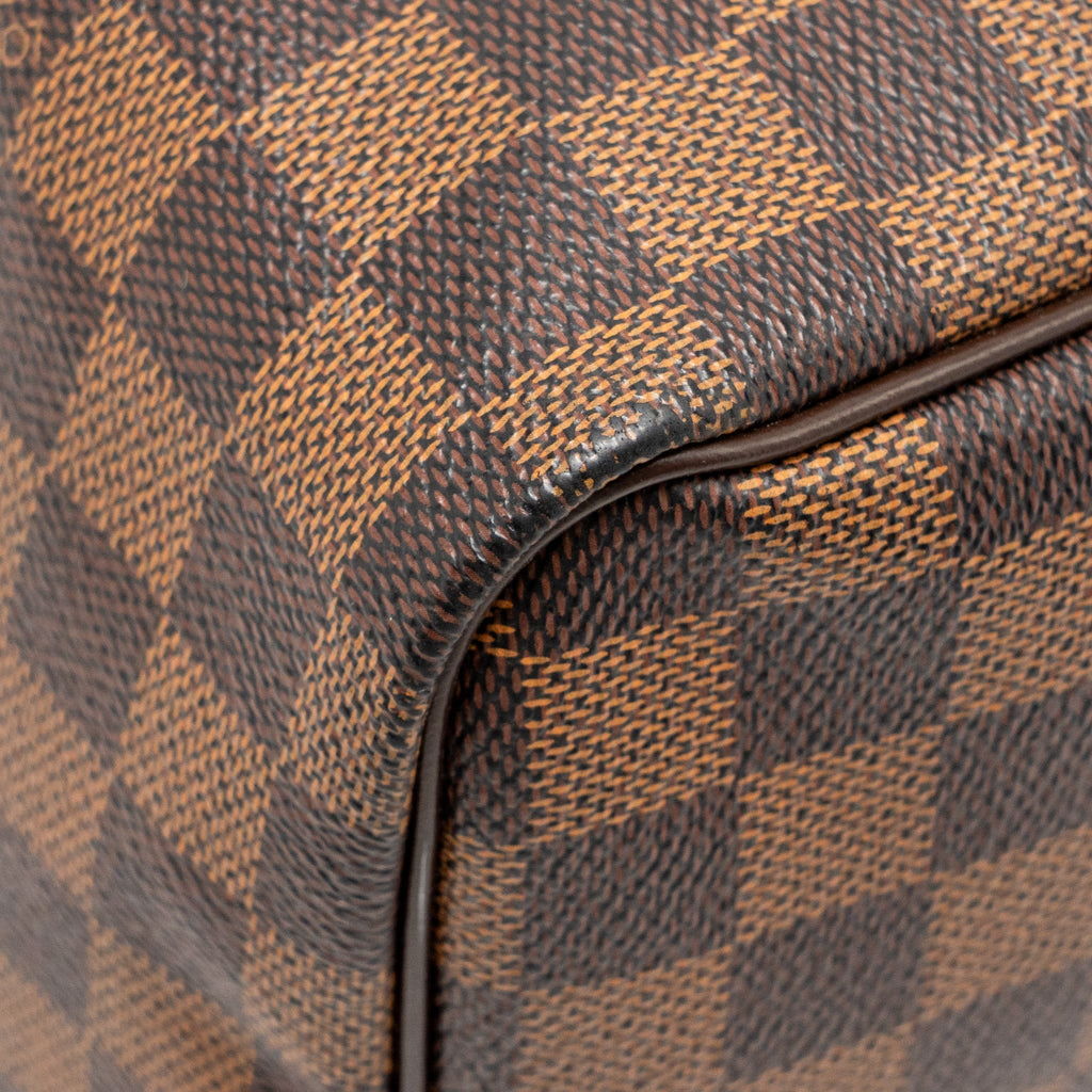 LOUIS VUITTON SPEEDY 30 DAMIER EBENE CANVAS GHW