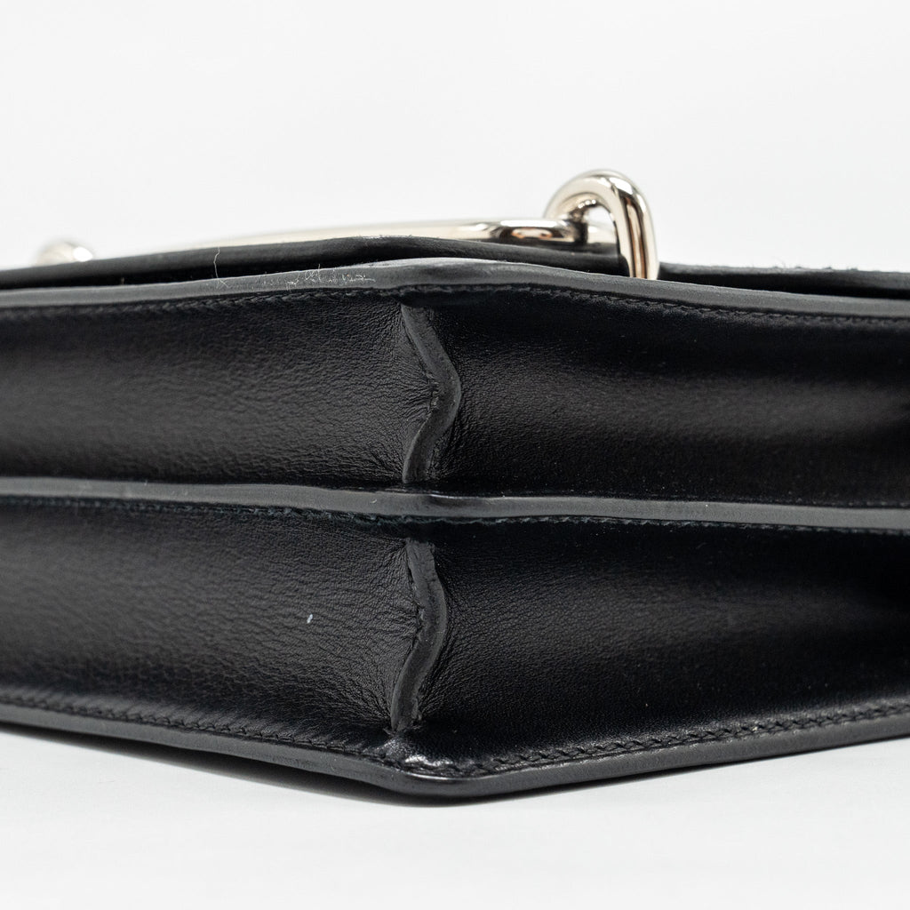 HERMES MINI ROULIS SWIFT BLACK SHW