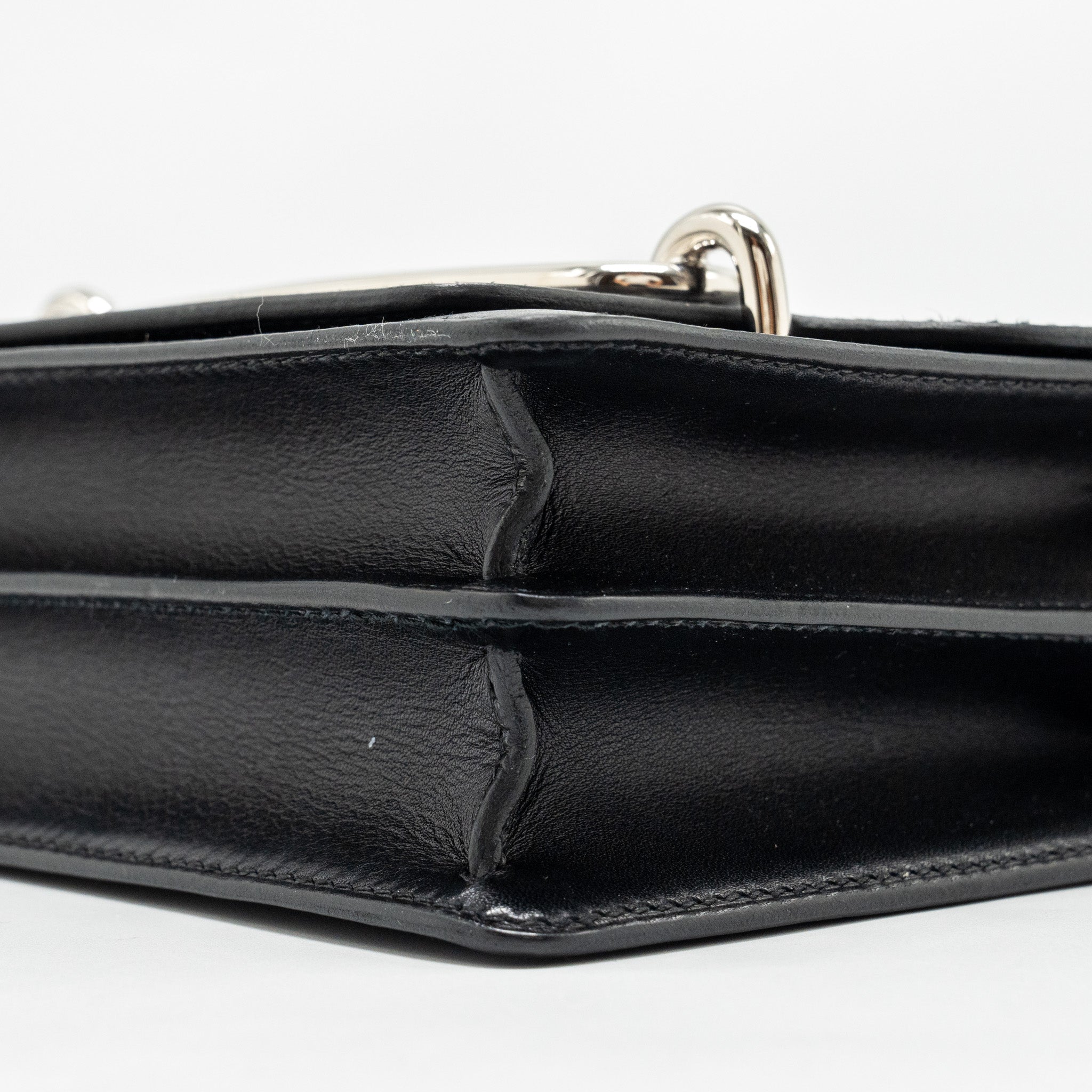 HERMES MINI ROULIS SWIFT BLACK SHW
