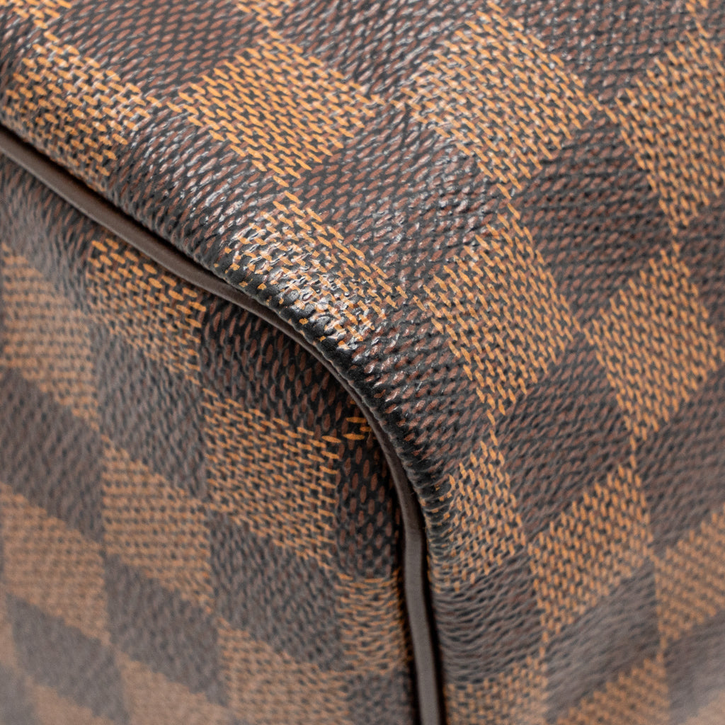 LOUIS VUITTON SPEEDY 30 DAMIER EBENE CANVAS GHW