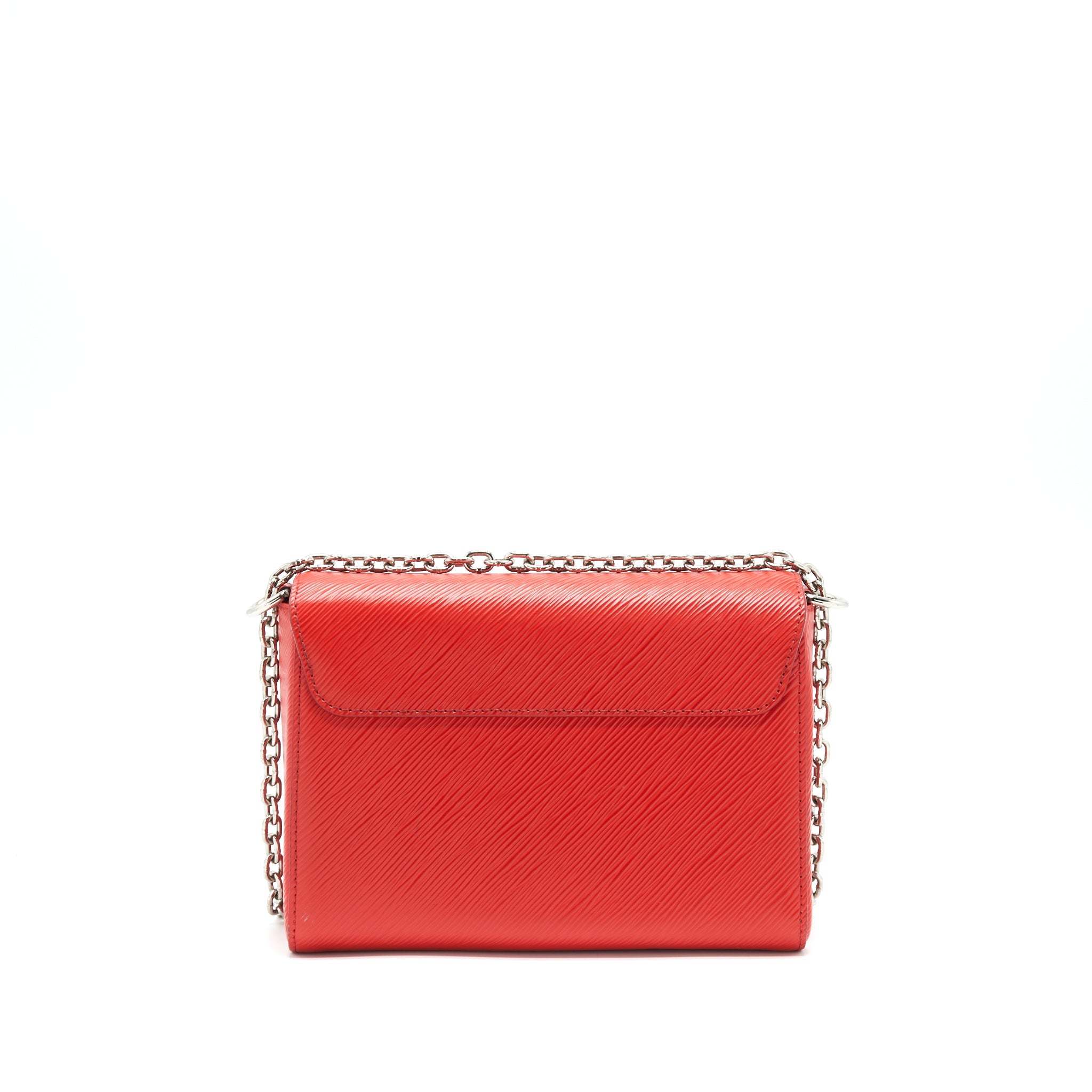 LOUIS VUITTON TWIST BAG MM RED SHW