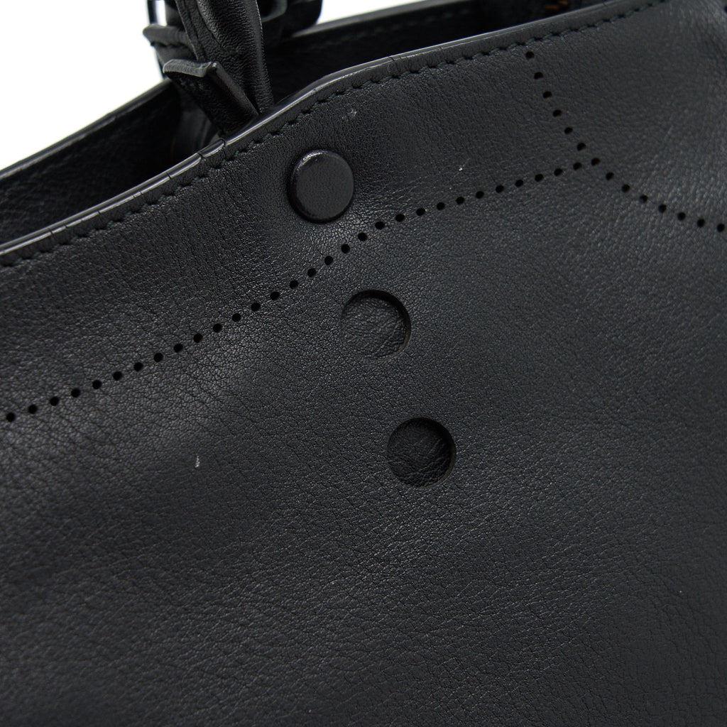 BALENCIAGA STUD FREE BLACKOUT CITY BAG