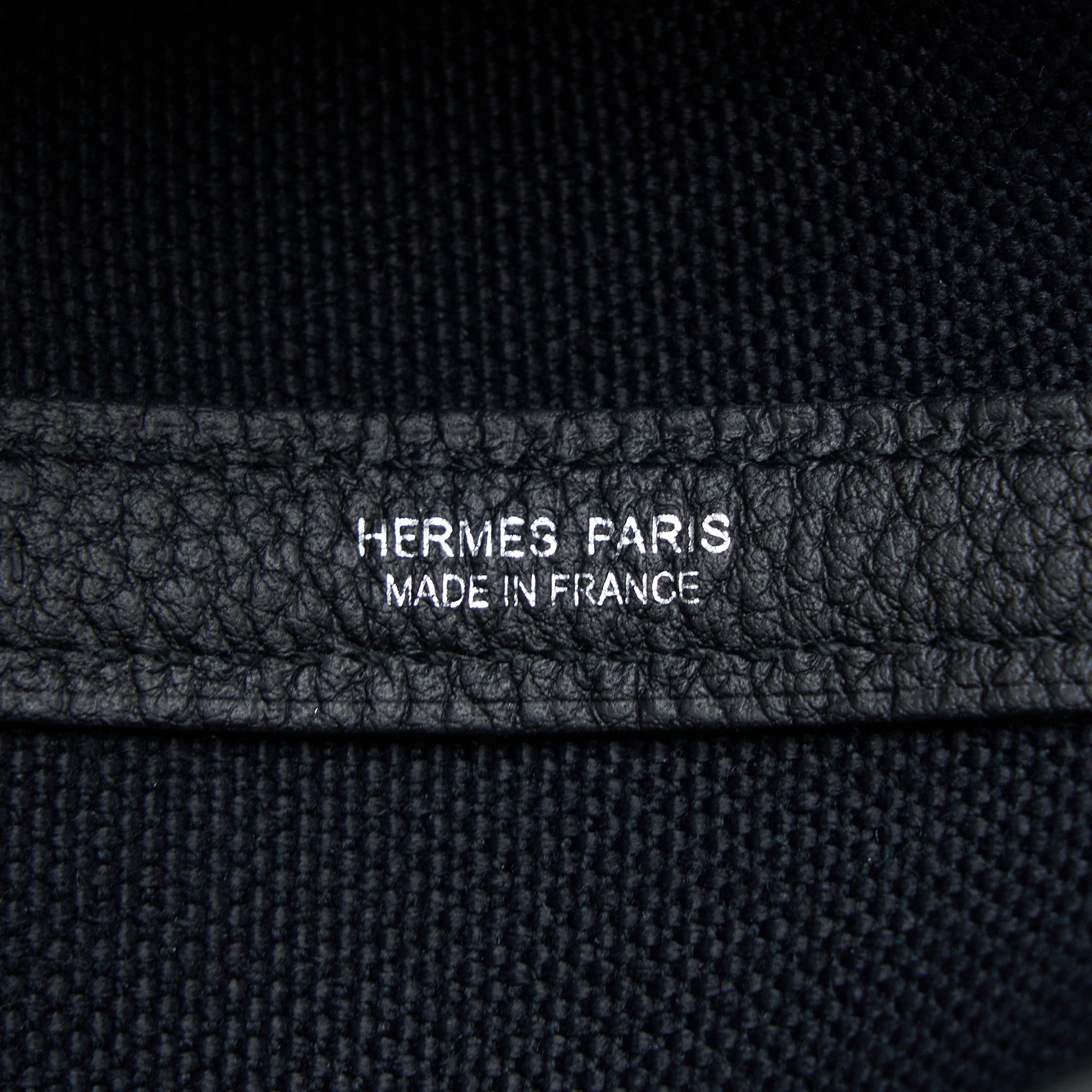 HERMES GARDEN PARTY 36 NEGONDA/CANVAS BLACK SHW