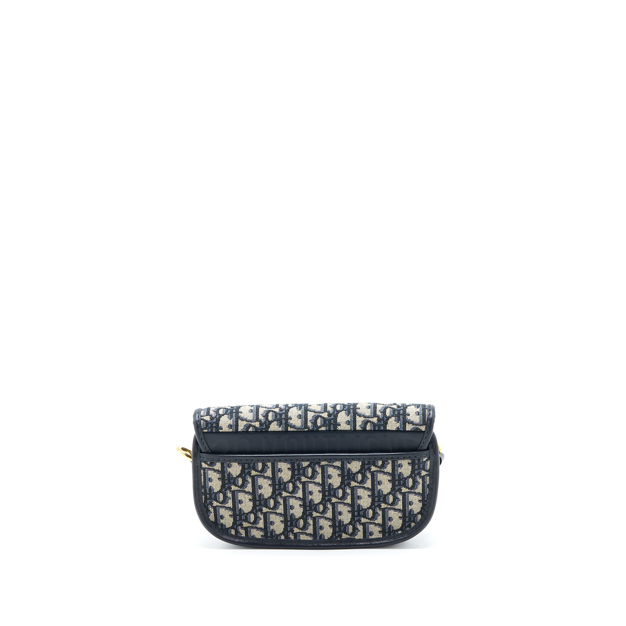 DIOR BOBBY EAST-WEST BAG BLUE OBLIQUE JACQUARD GHW
