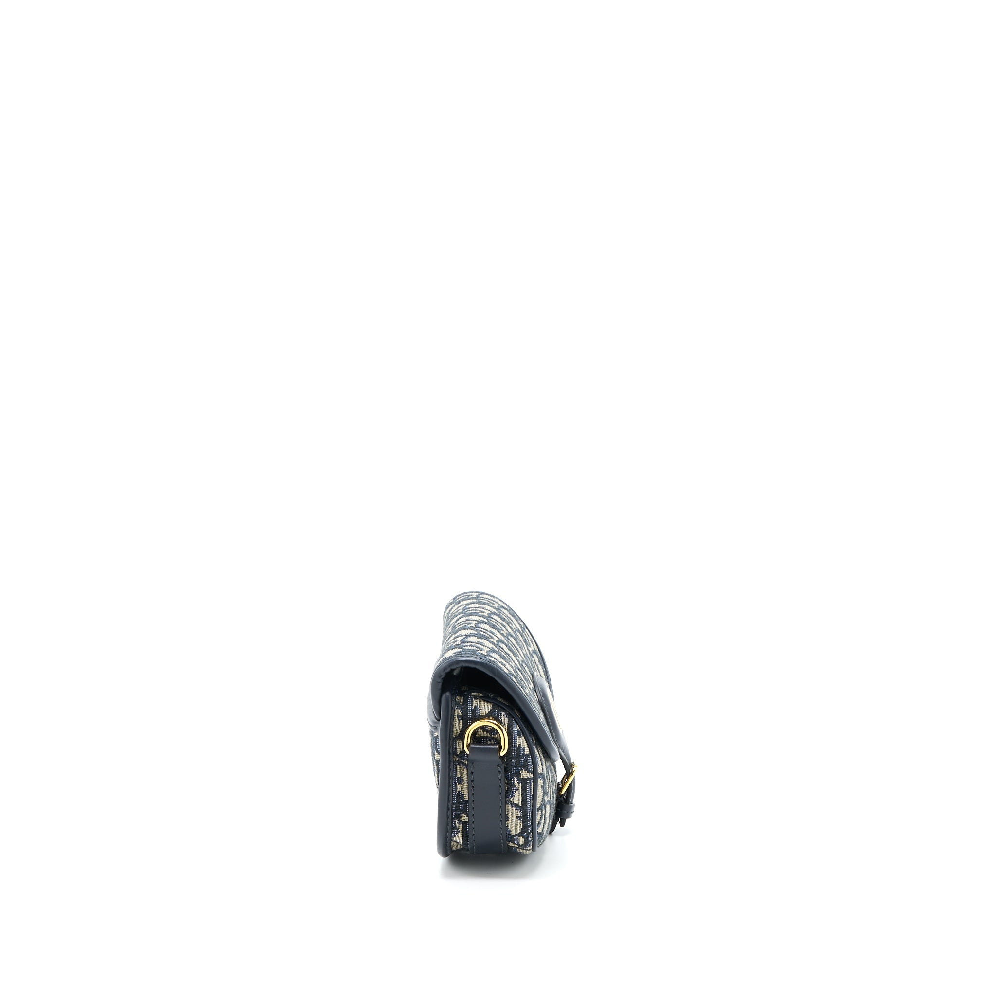 DIOR BOBBY EAST-WEST BAG BLUE OBLIQUE JACQUARD GHW