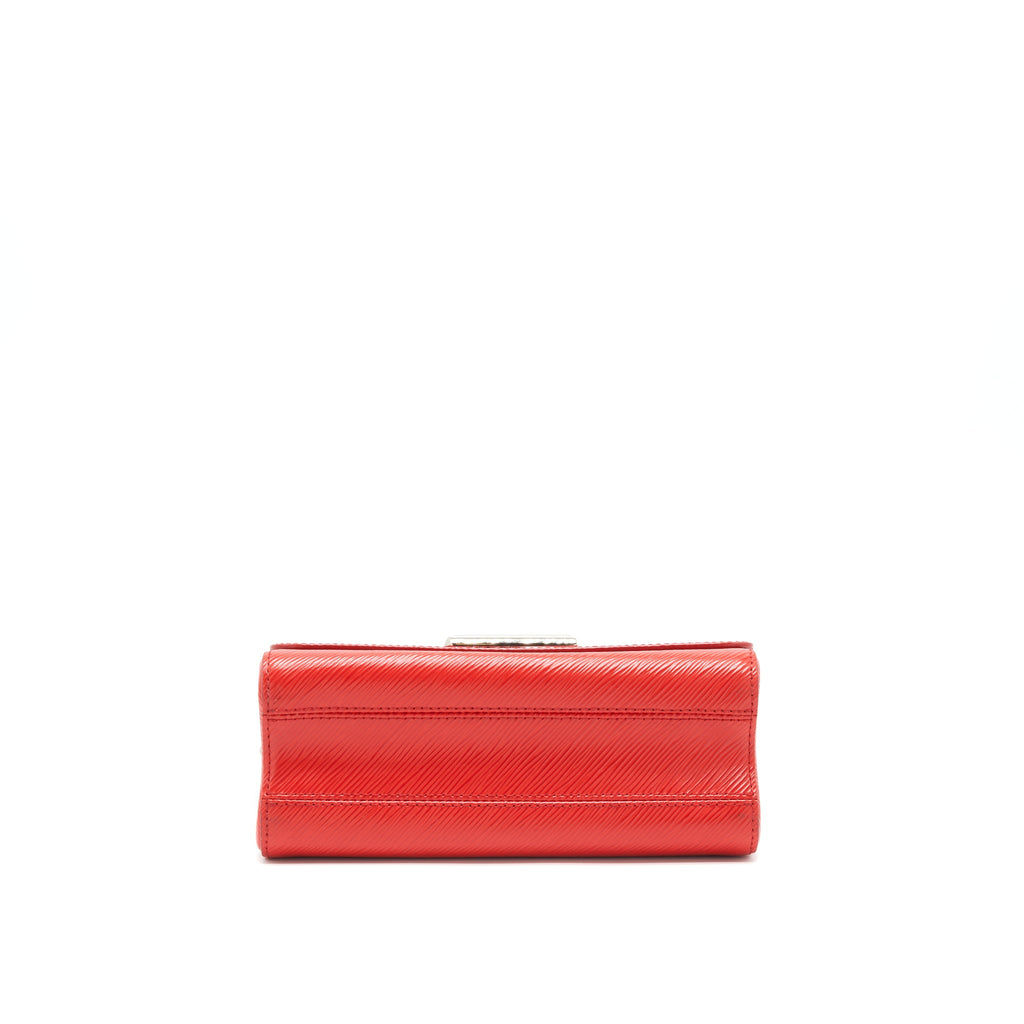 LOUIS VUITTON TWIST BAG MM RED SHW