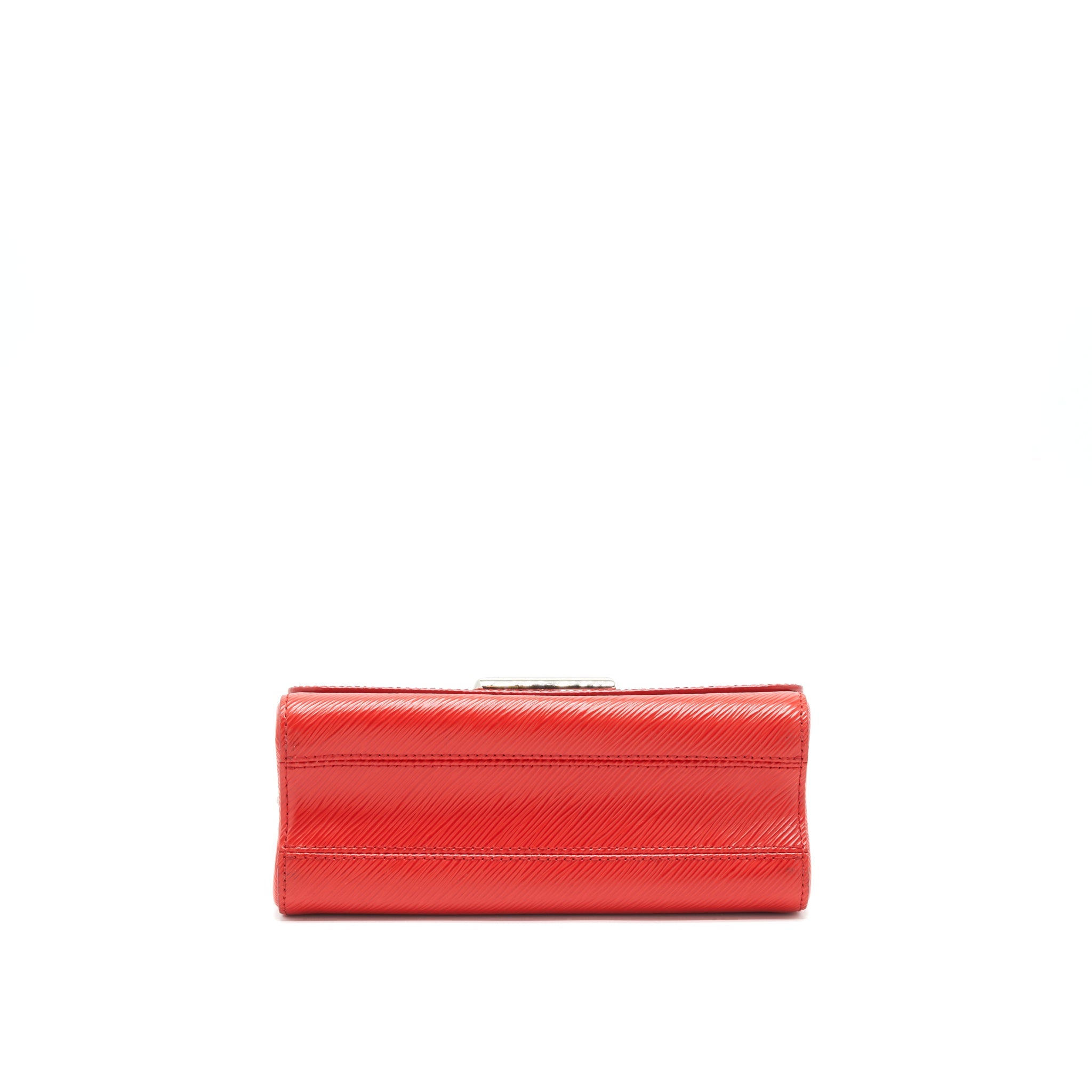 LOUIS VUITTON TWIST BAG MM RED SHW