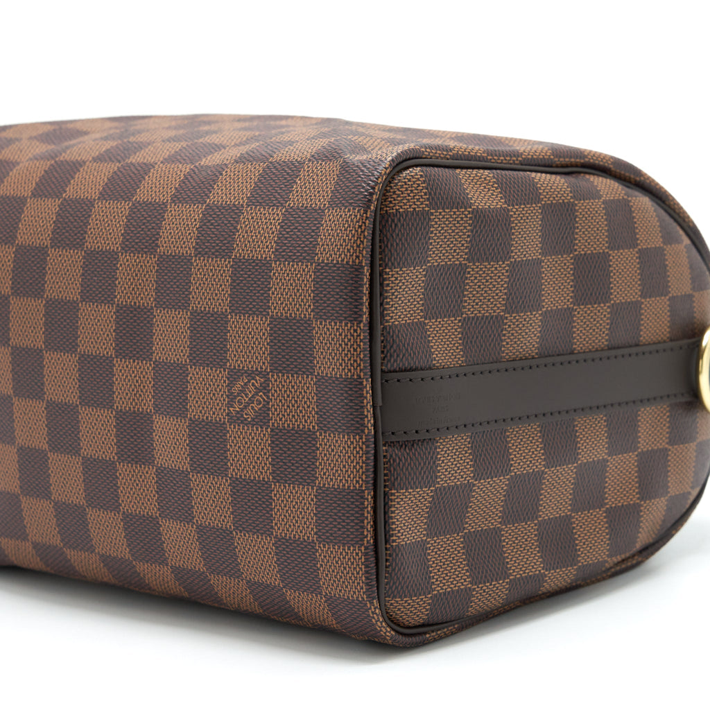 LOUIS VUITTON SPEEDY BANDOULIERE 25 DAMIER EBENE CANVAS GHW