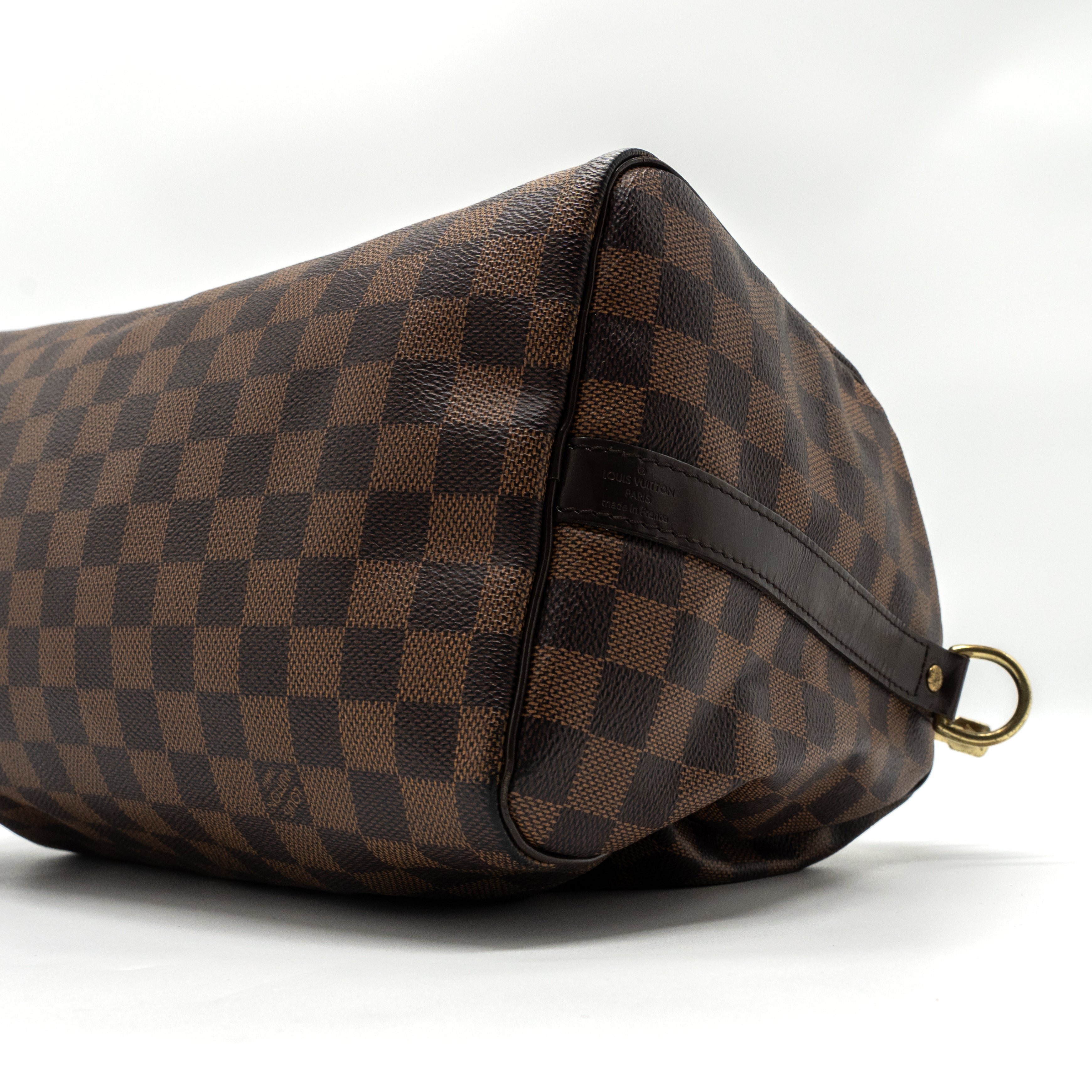 LOUIS VUITTON SPEEDY BANDOULIERE 30 DAMIER EBENE GHW