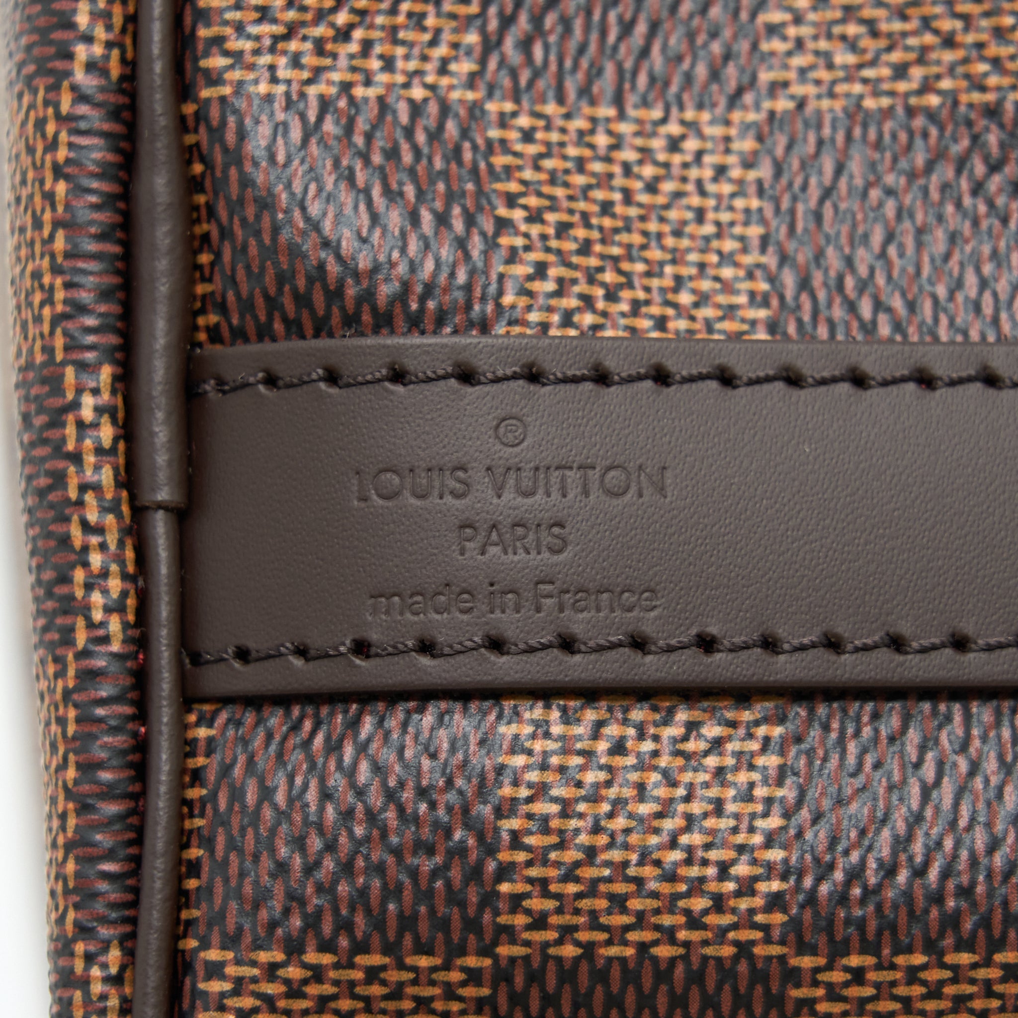 LOUIS VUITTON SPEEDY BANDOULIERE 25 DAMIER EBENE CANVAS GHW