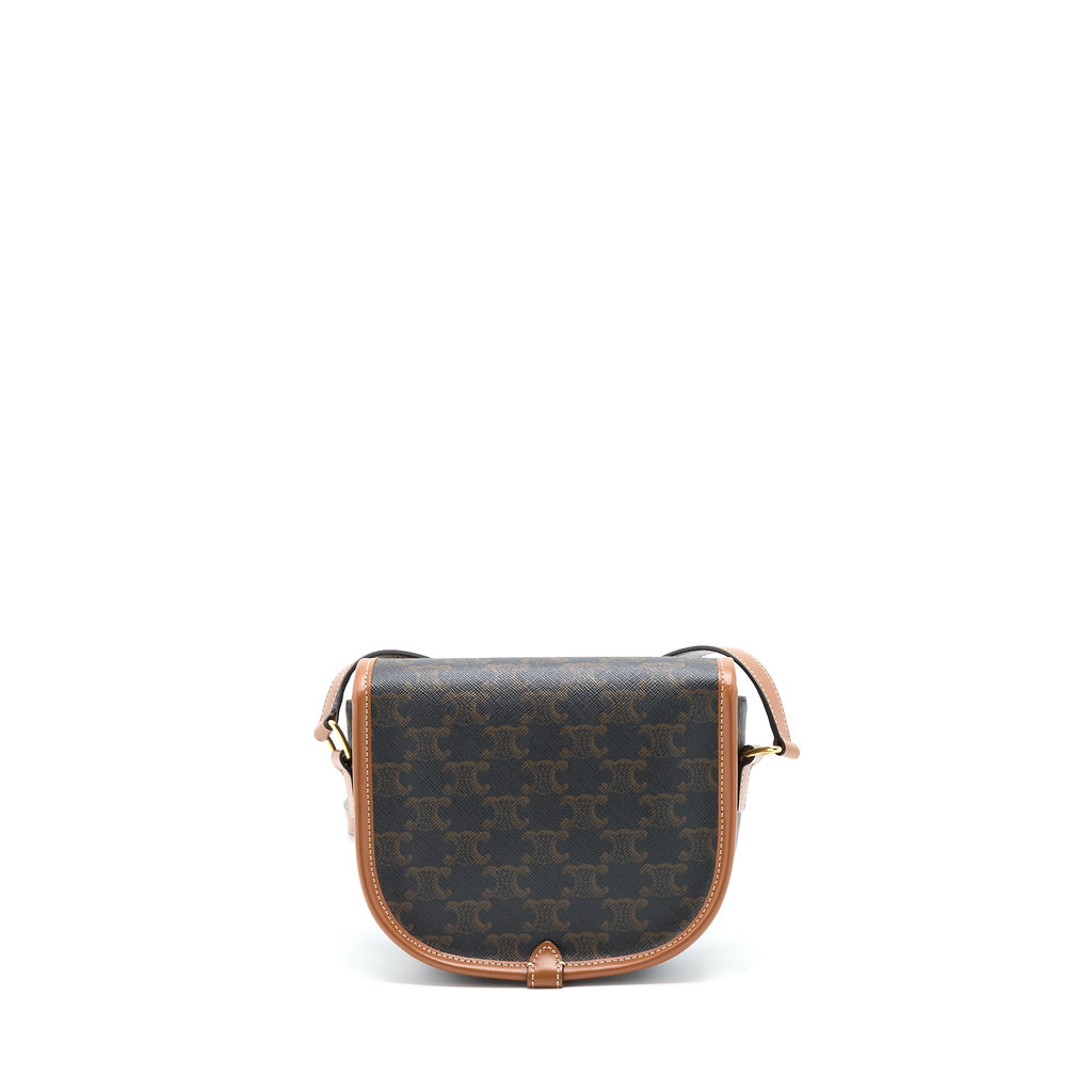 CELINE FOLCO MEDIUM TRIOMPHE CANVAS BAG GHW